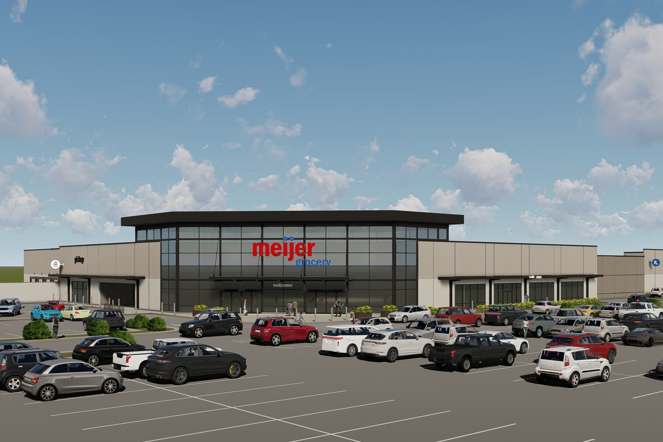 Meijer's new grocery stores will feature parking that's 