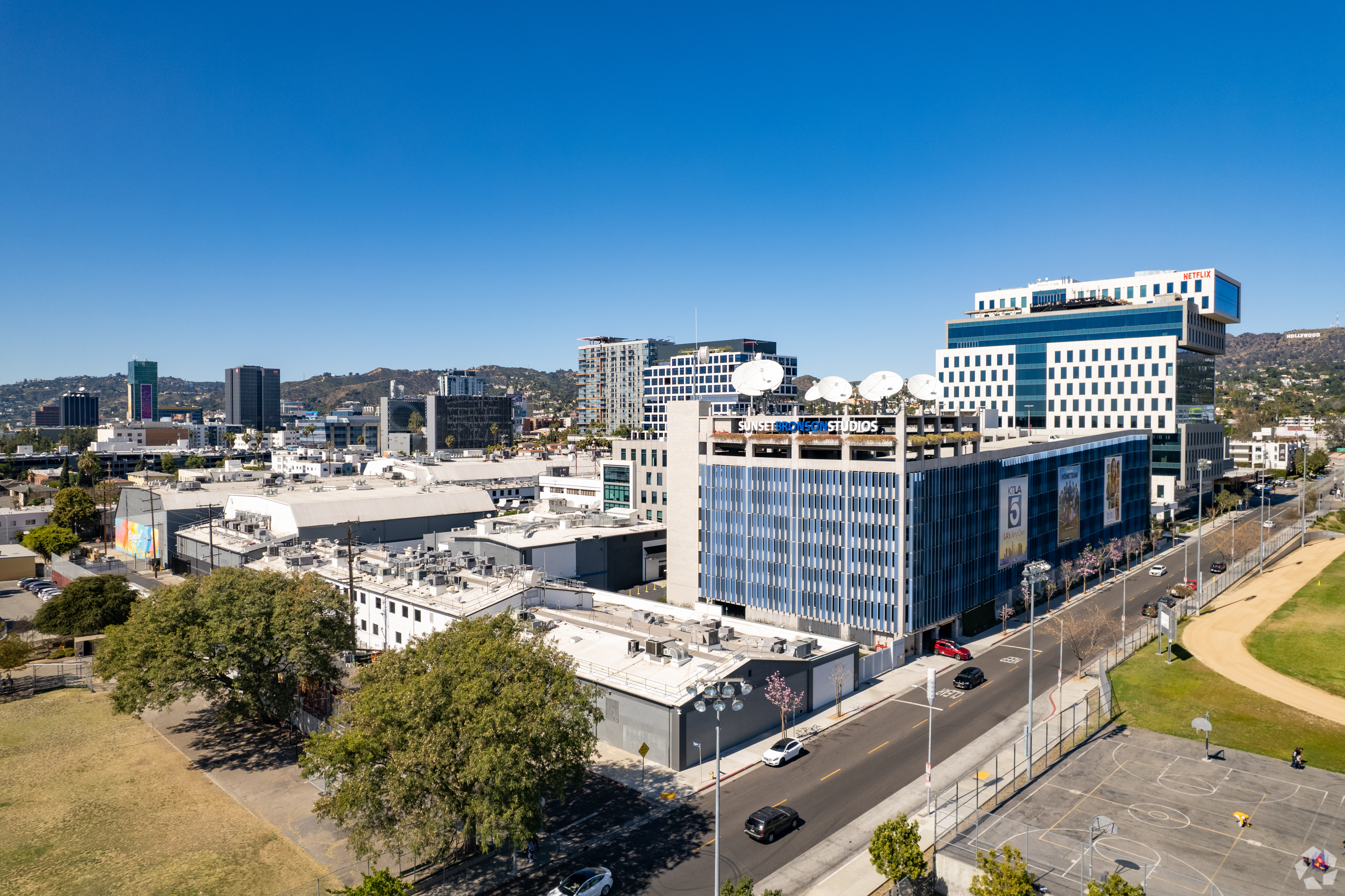 Hudson Pacific Properties' Sunset Bronson studios in Los Angeles is home to 10 sound stages. (CoStar)