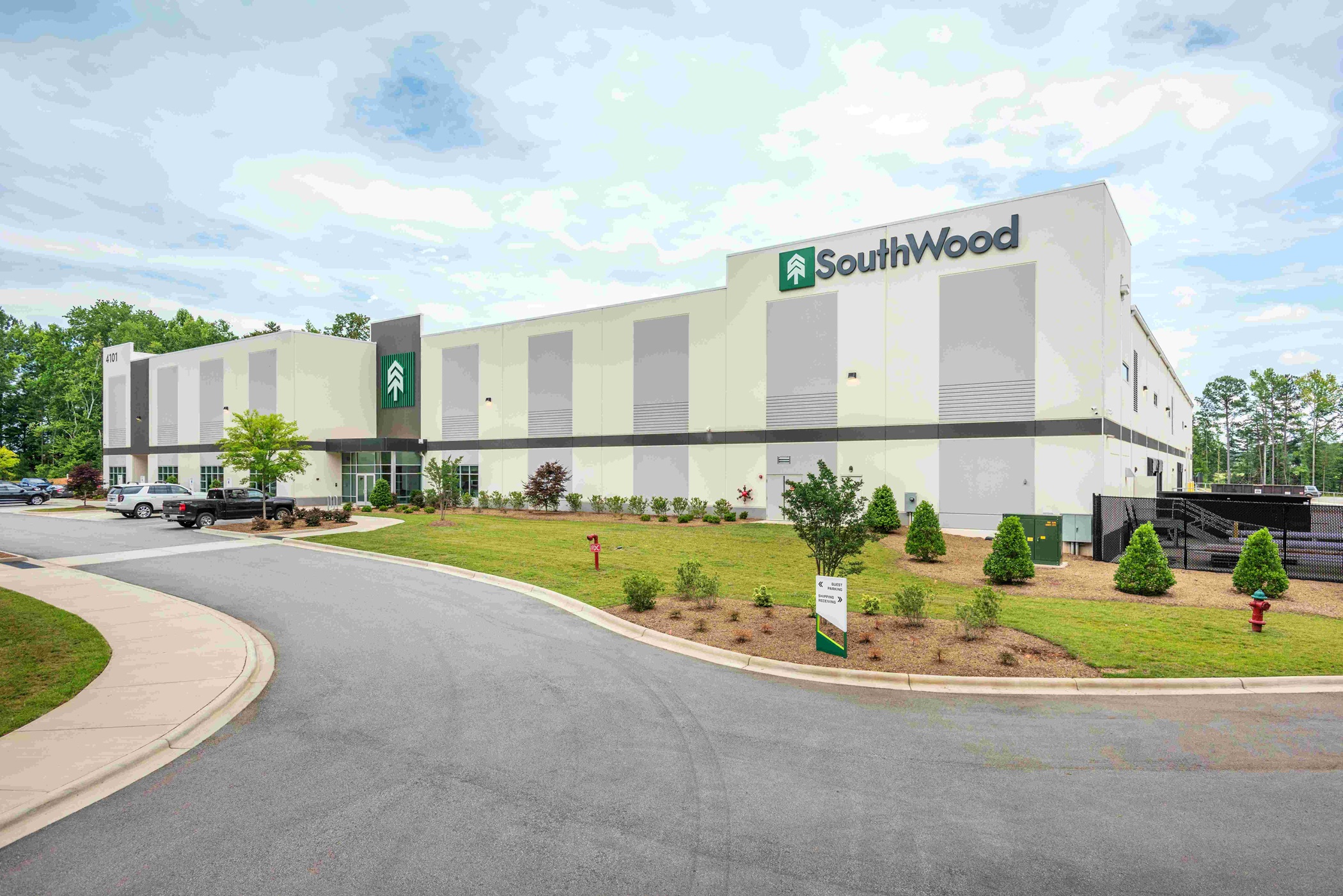 SouthWood's build-to-suit headdquarters opened in 2022 in Rock Hill, South Carolina. (Courtesy of JLL)
