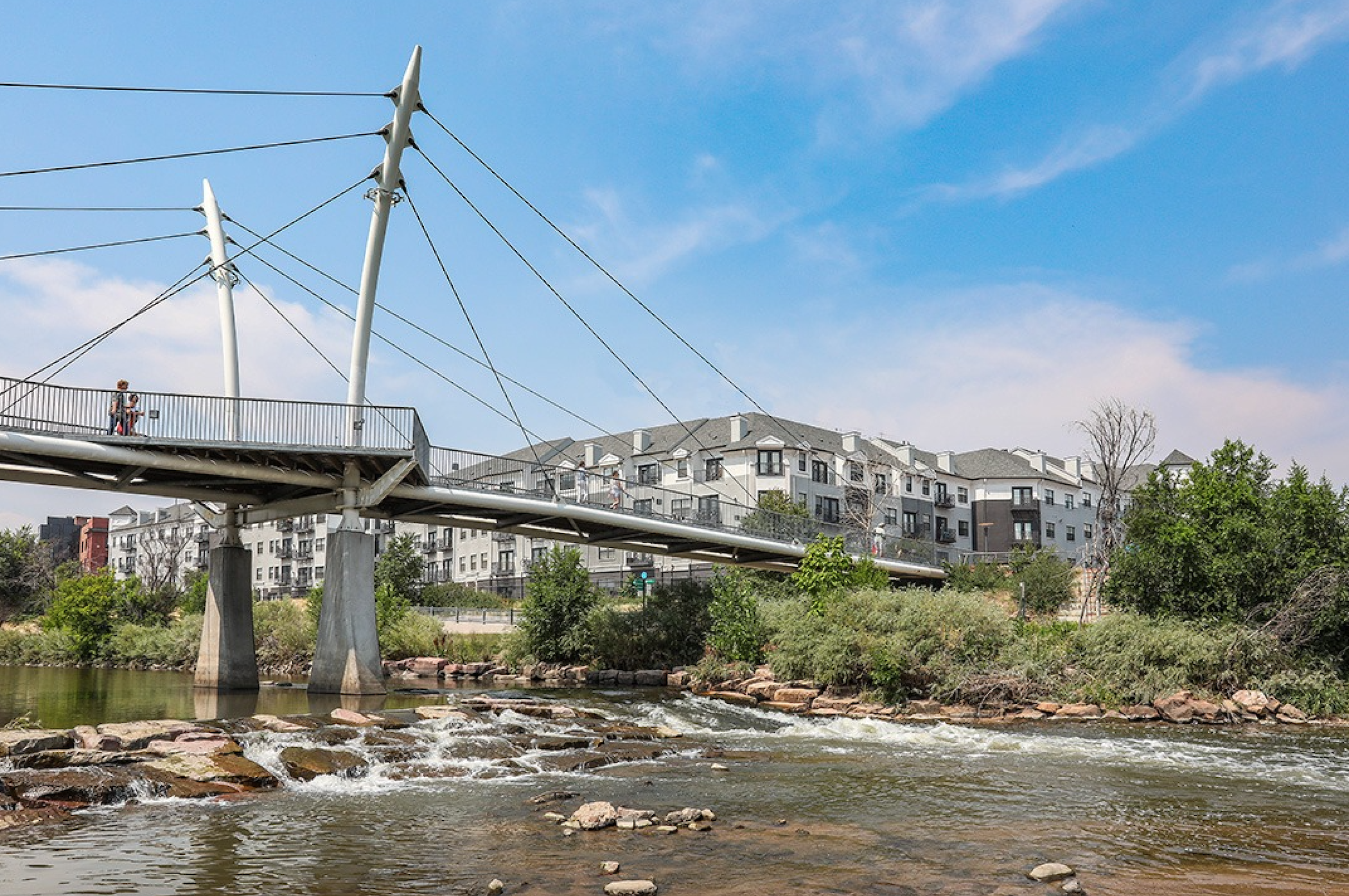 The Commons Park West apartment complex is located in Denver's popular Lower Highlands neighborhood. (CoStar) 