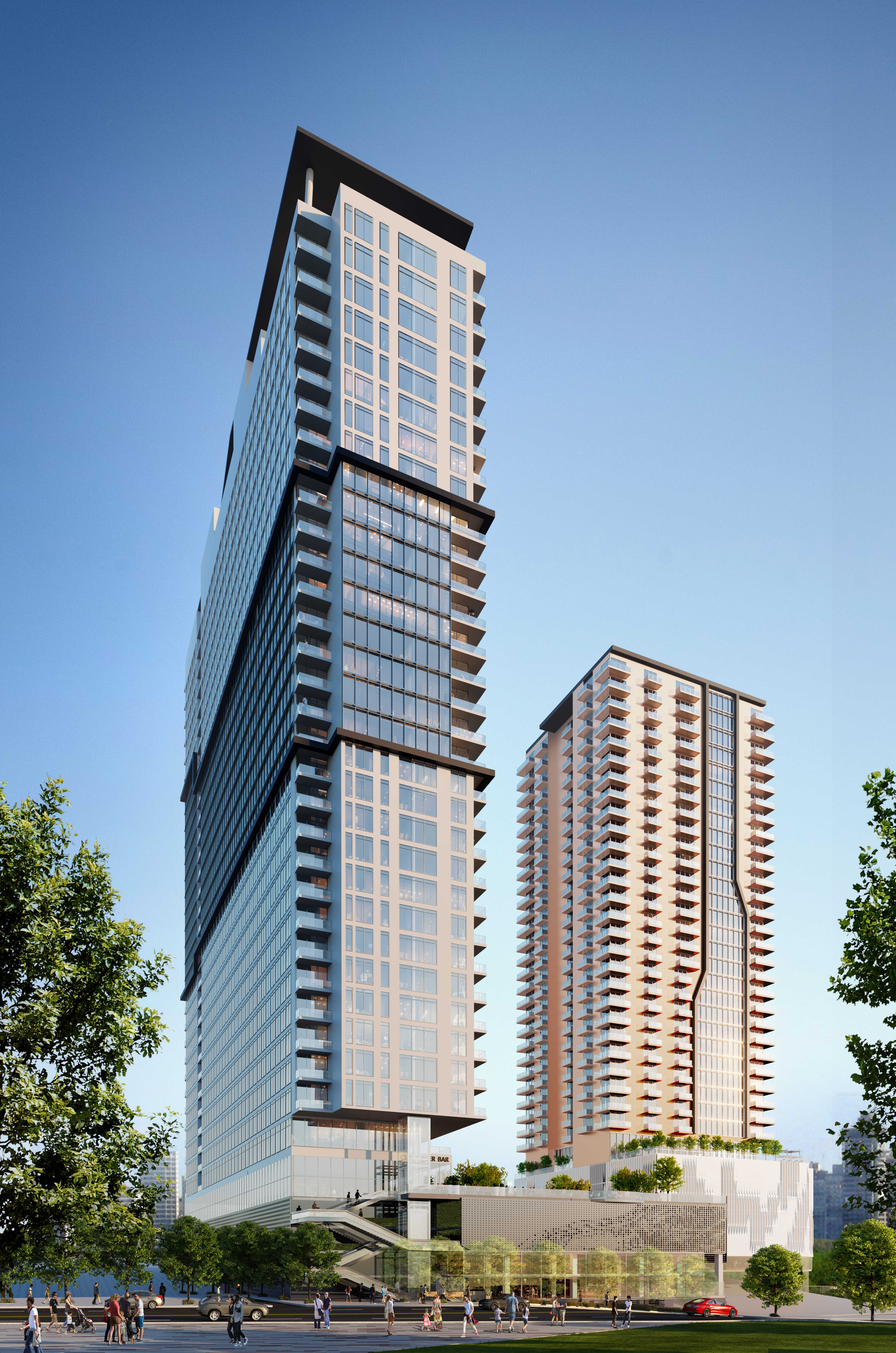 Aspen Heights Partners was selected to develop a two-tower, mixed-use residential project in downtown Austin, Texas, in an area called the Innovation District. (Aspen Heights Partners)