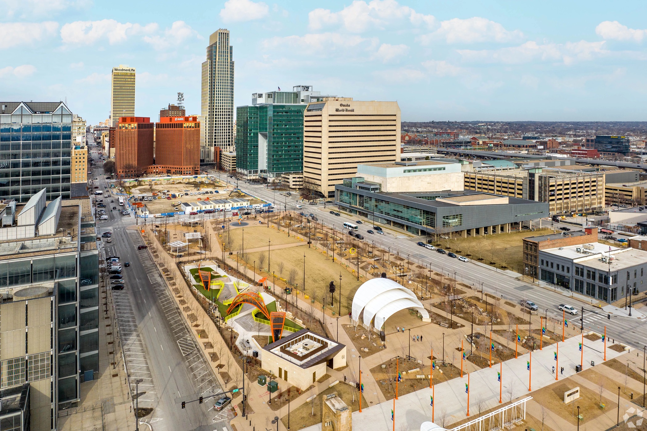 Alliance Sports, owner of the Union Omaha pro soccer team, want to build a new stadium with surrounding commercial development in downtown Omaha, Nebraska. (CoStar)