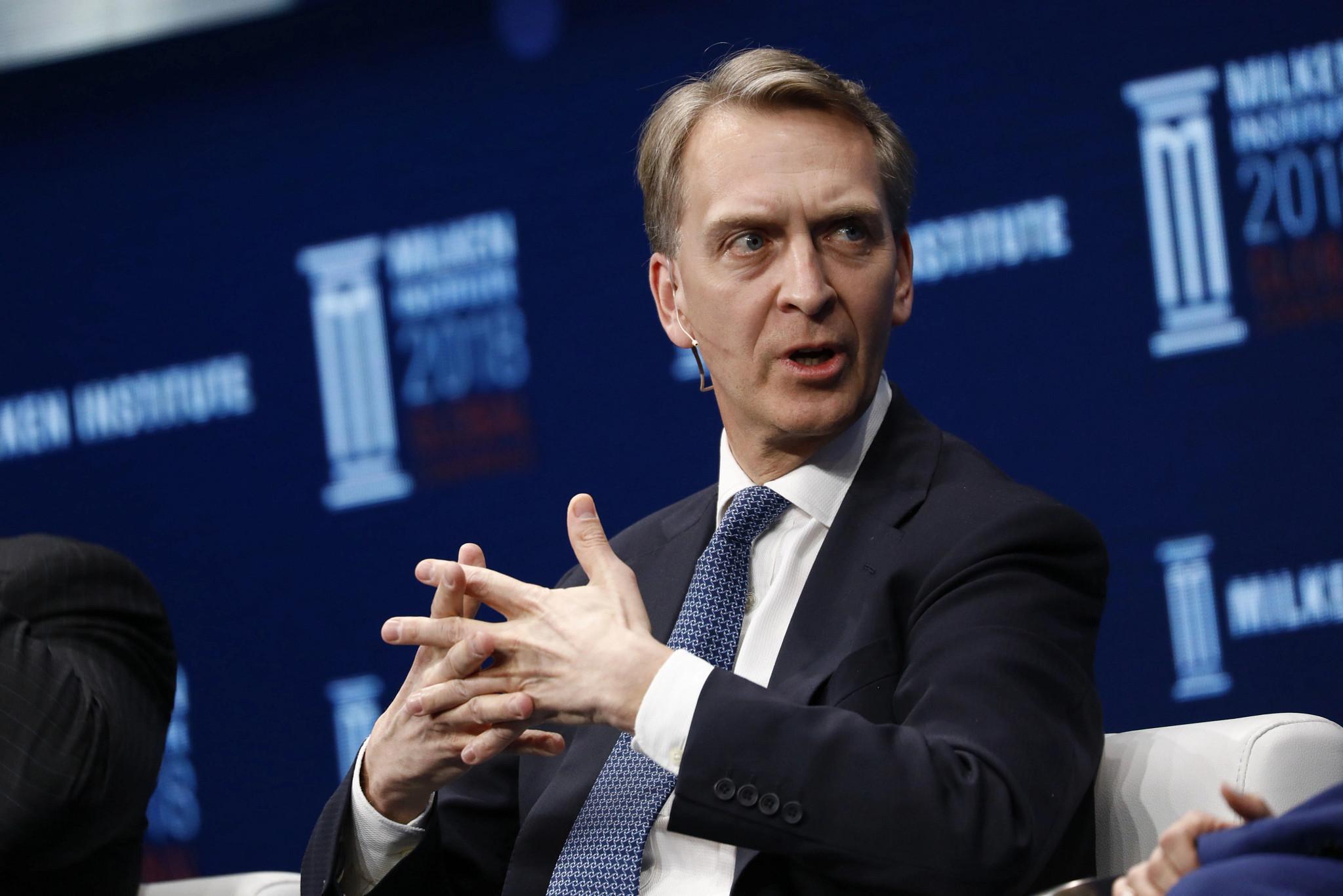Bruce Flatt, chief executive officer of Brookfield Asset Management Inc., speaks during the Milken Institute Global Conference in Beverly Hills, California, U.S., on Tuesday, May 1, 2018. The conference brings together leaders in business, government, technology, philanthropy, academia, and the media to discuss actionable and collaborative solutions to some of the most important questions of our time. Photographer: Patrick T. Fallon/Bloomberg via Getty Images (Getty Images)