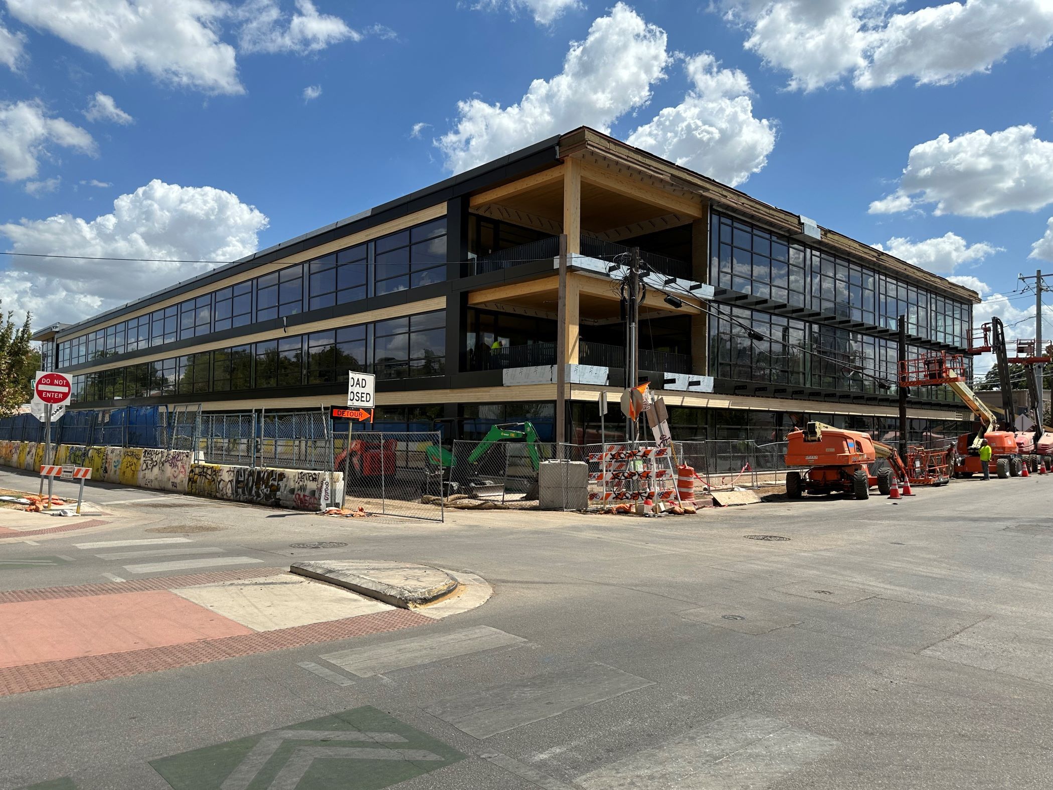 Hines Nears Completion of Its First Mass Timber Office Building in