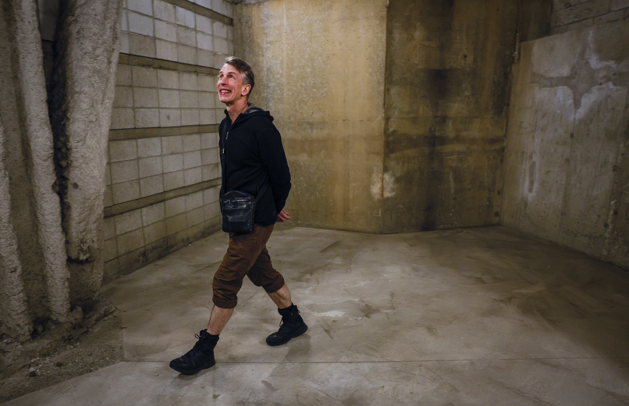 Last year Michael Townsend visited the space at the Providence Place Mall where he and a group of artists lived in a makeshift apartment. (Getty Images)
