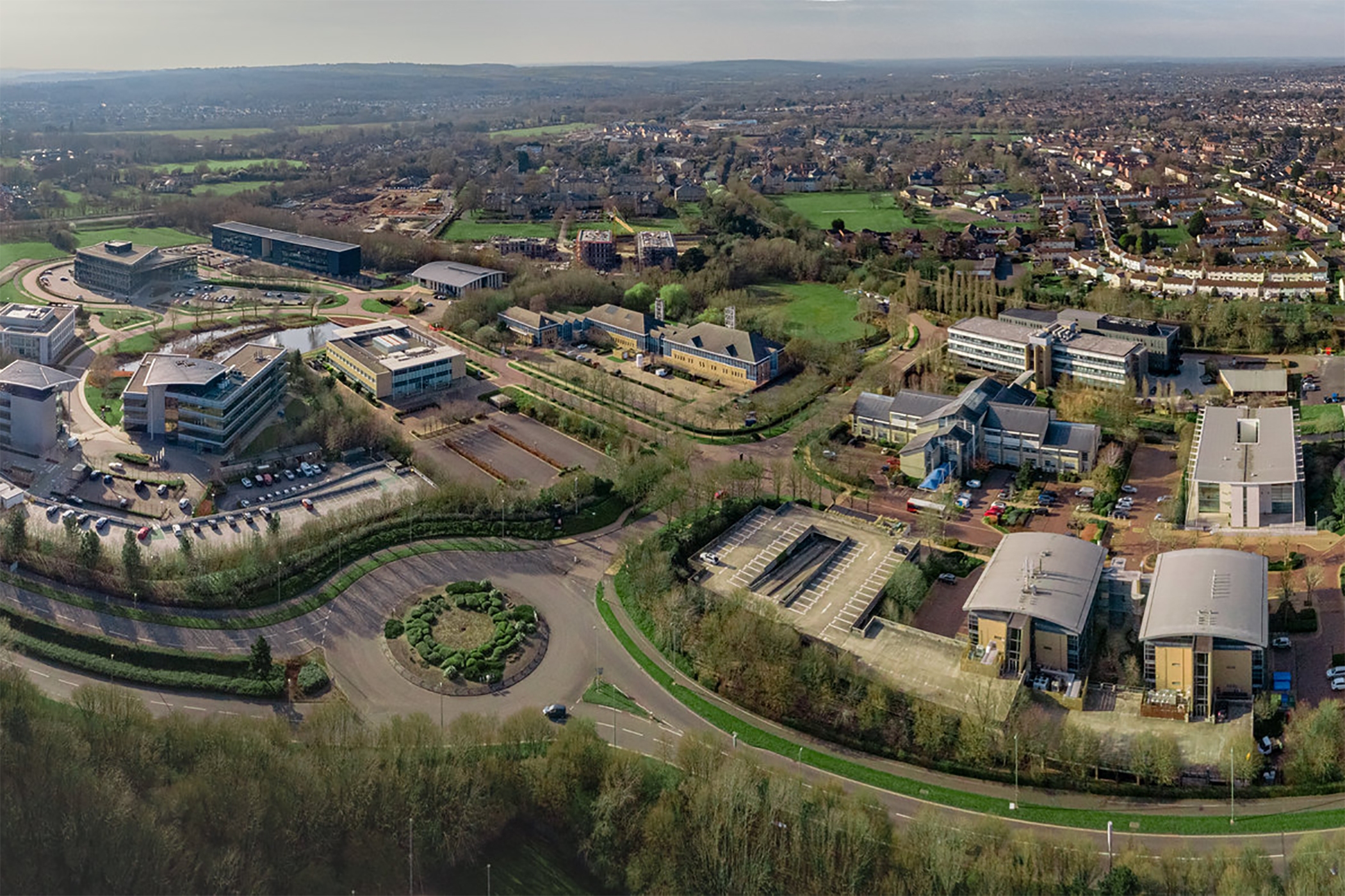 An aerial view of The Oxford Science Park. (Cushman &amp; Wakefield)