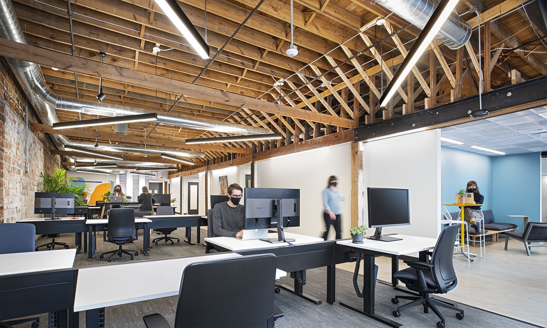 Creative Office Revamp Combines Barn, Café and Roof Deck