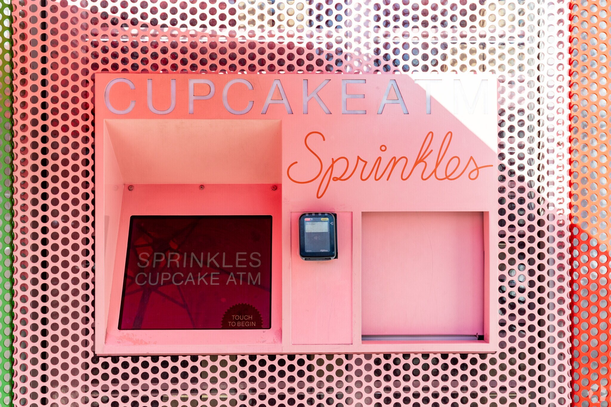 A Sprinkles Cupcakes ATM outside the Beverly Hills store in Los Angeles. (CoStar)