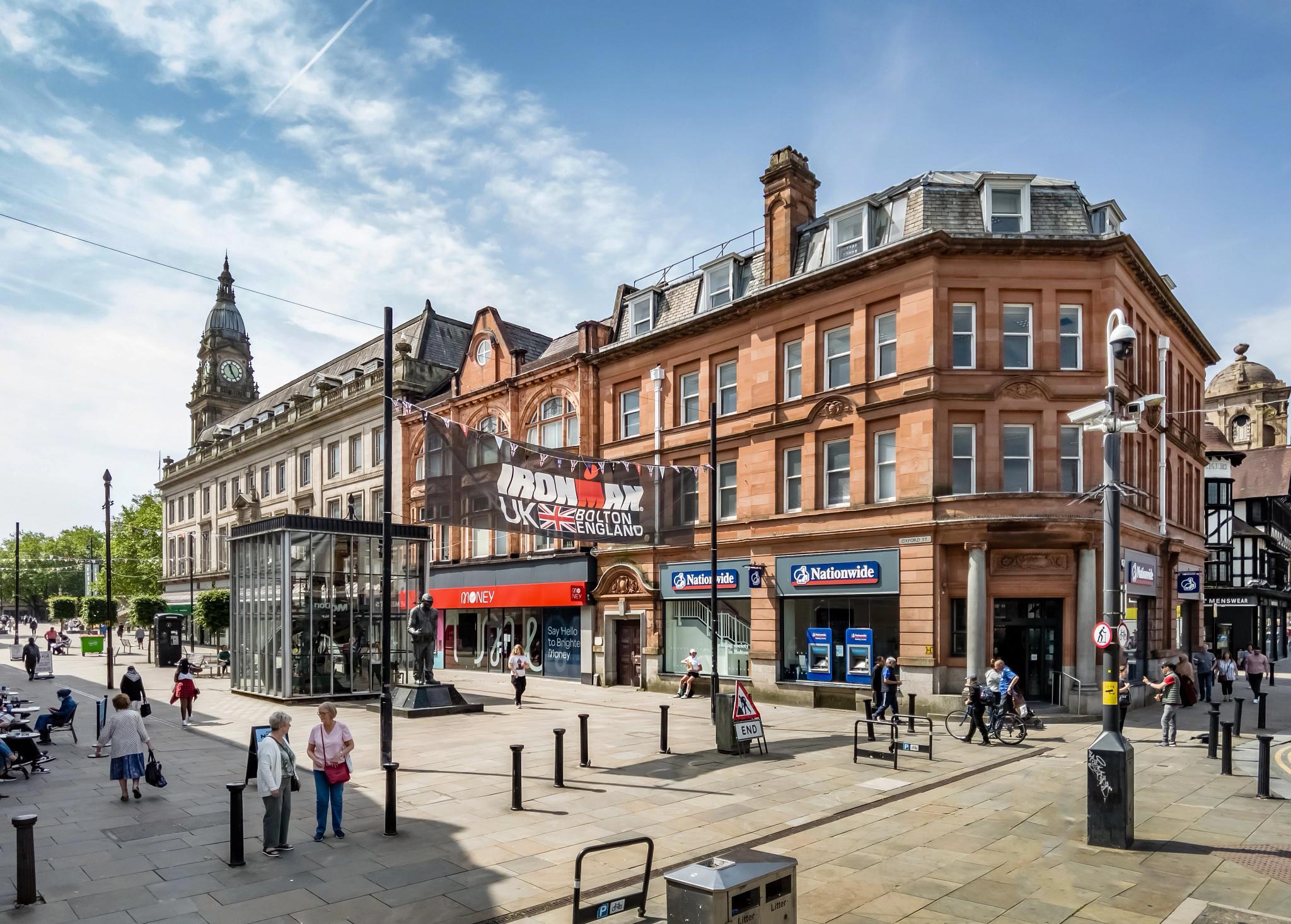 Bolton Town centre. (Faye Stewart/CoStar)