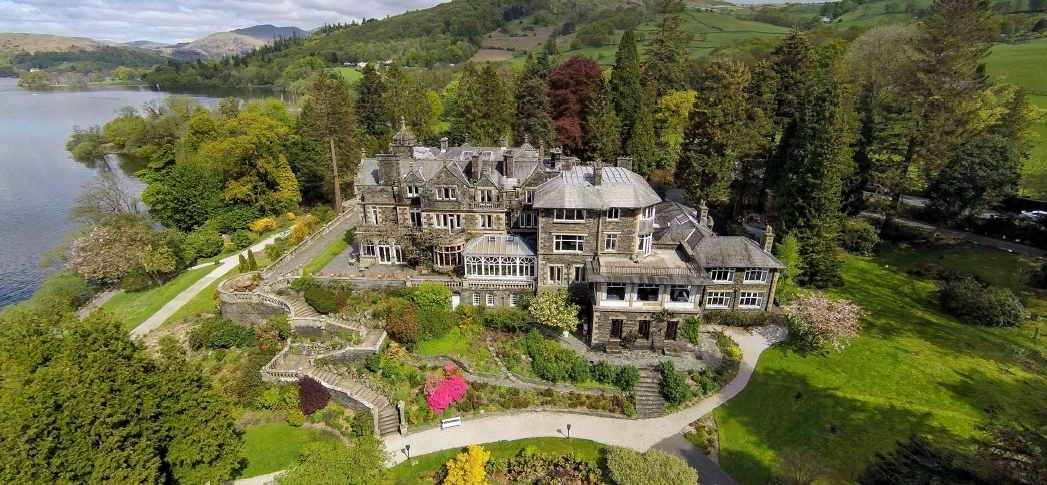 The 30-room Langdale Chase Hotel on Lake Windermere. (CoStar)