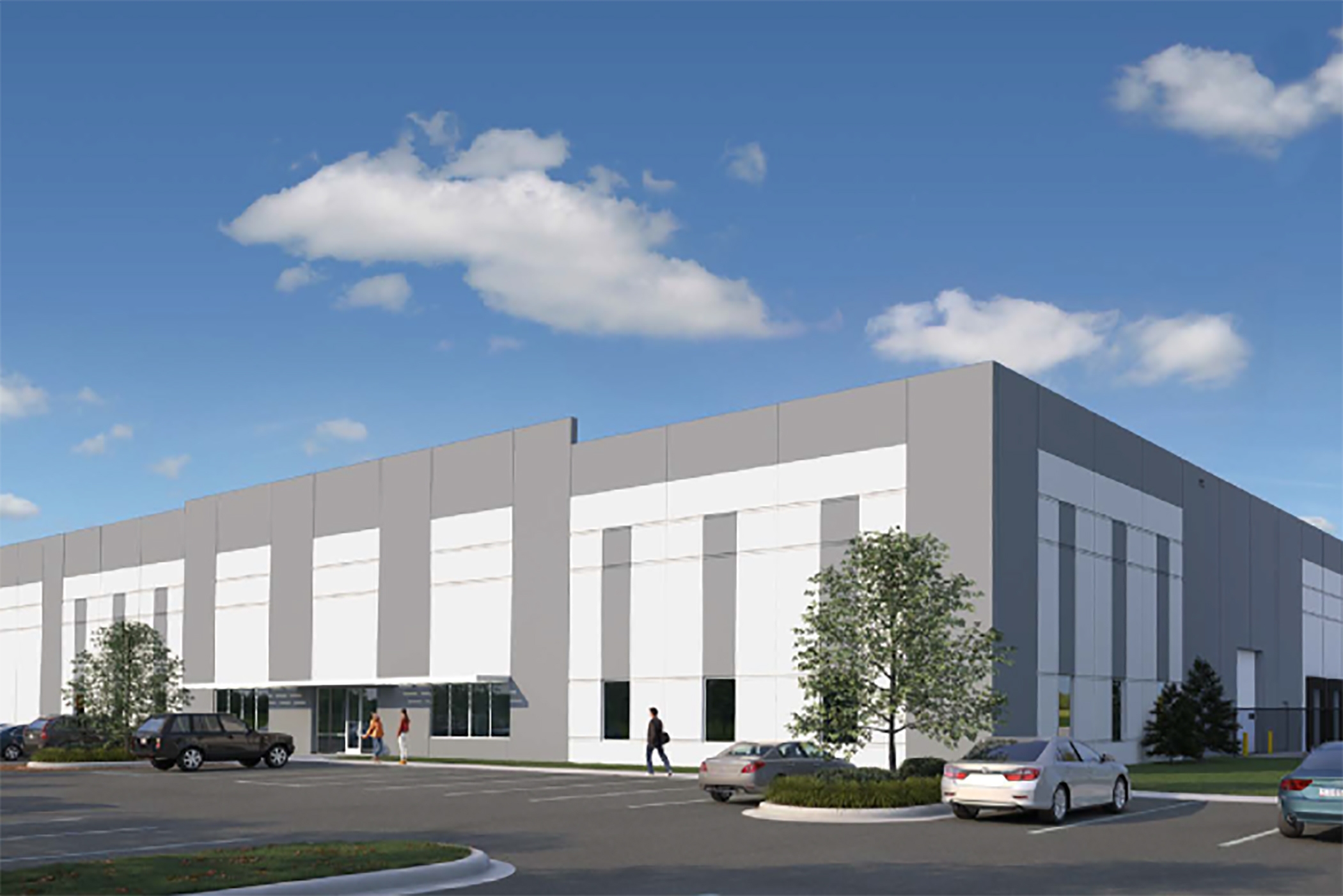 Opus is building a new distribution center for Bosch Automotive in Owatonna, Minnesota, on former farmland long cultivated by the canned vegetable maker Festal Farms. (Opus Group)