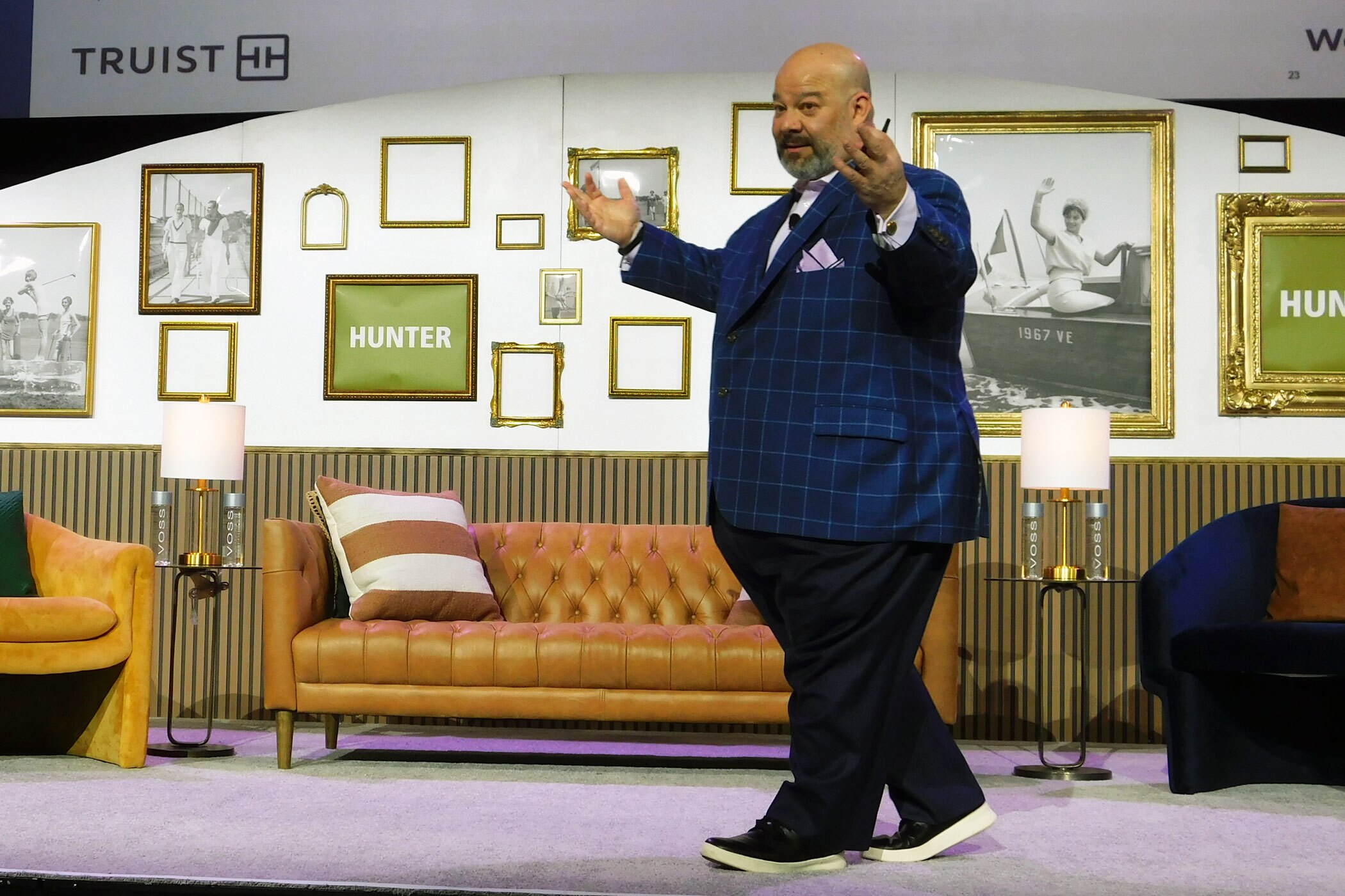 Mike Skordeles, Head of US Economics, Truist Advisory Services, speaks during the Hunter Hotel Investment Conference. (Natalie Harms)