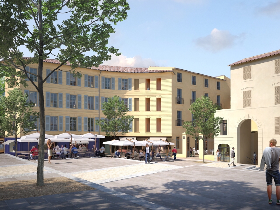The future face of the Hôtel des Carmes in Aix-en-Provence (DR)