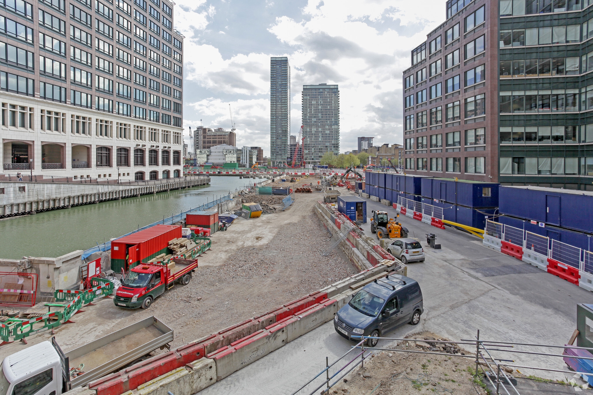 The 1 Park Place site at Canary Wharf is primed for development. (CoStar)