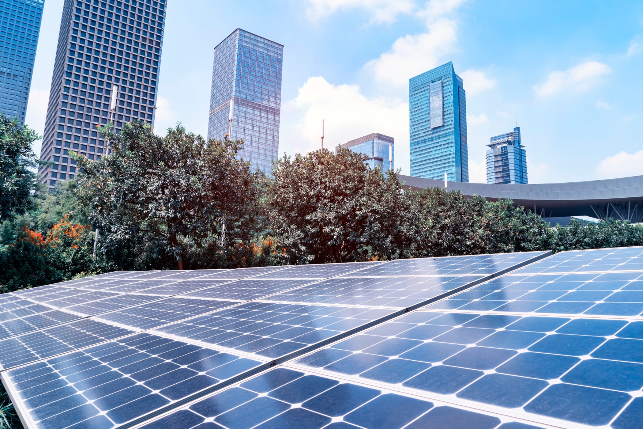 Among targets for a new New York Life Investments and CBRE fund will be equity positions in companies that are enabling the transition to cleaner energy sources, including solar. (Getty Images)