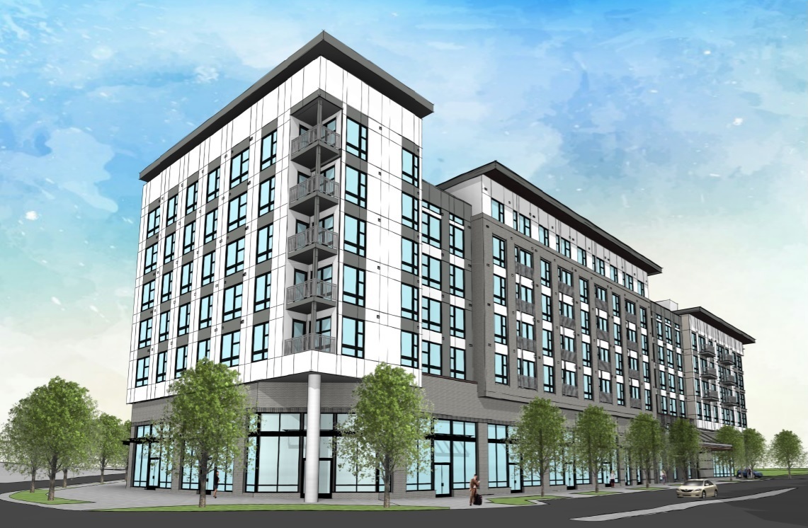 Rendering of the Hurston in Rockville, Maryland. (KTGY Architecture)
