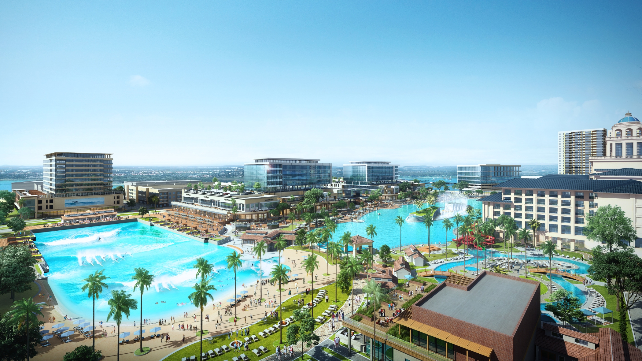 The $1 billion development, which is expected to be anchored by a lagoon, has been renamed Sapphire Bay. (Courtesy of Sapphire Land Development)