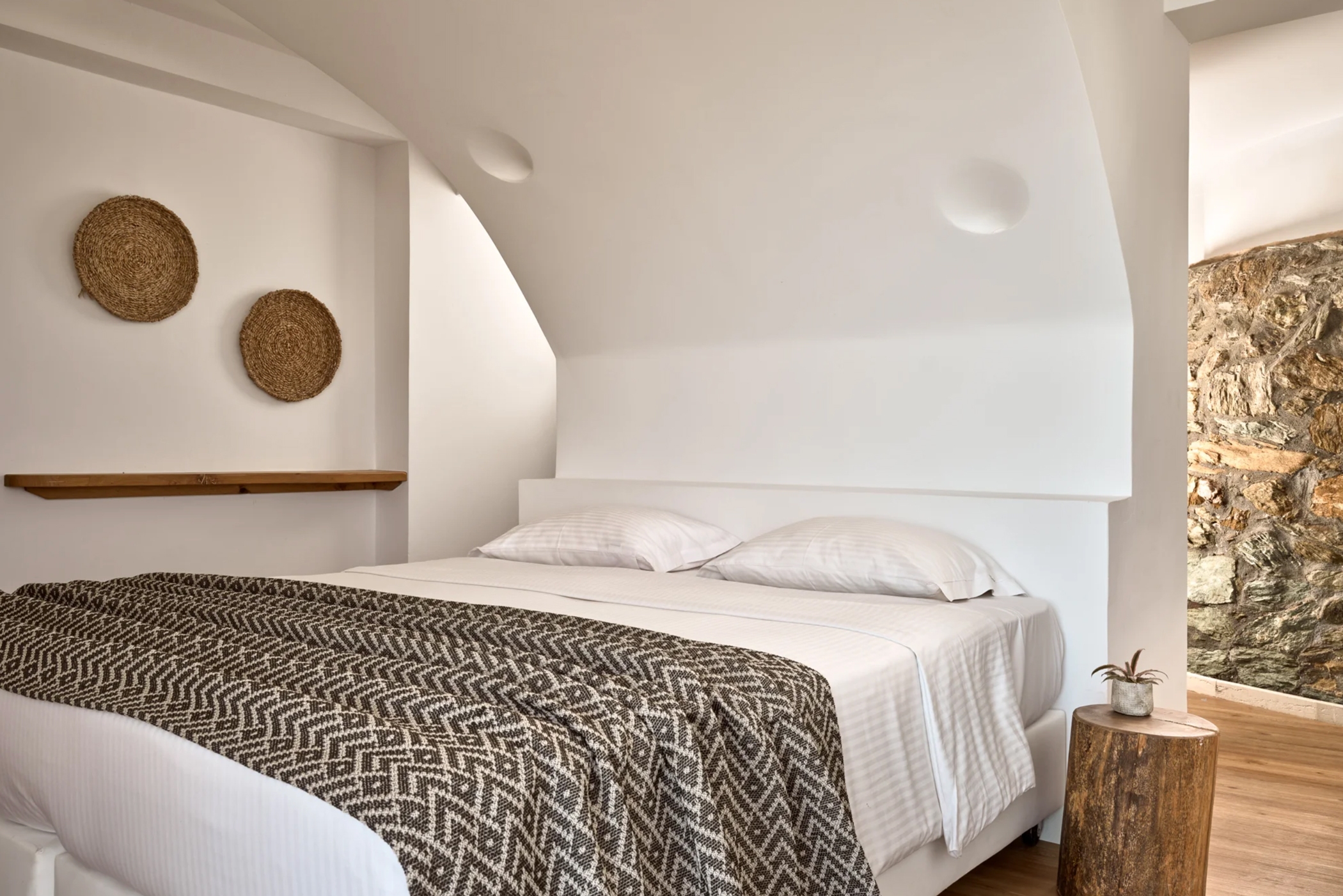 Earthy and muted but sustainable and stylish accoutrements feature in both Omicron's hotels, including Seaside. (Omicron Hotels)