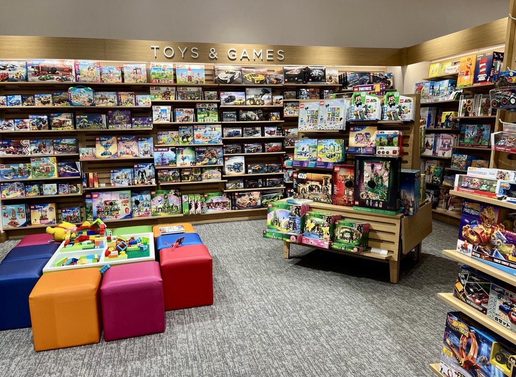 Customer demand for increasingly popular items, such as games, has led the chain to broaden its selections, as seen in the newly opened store in Rockwall, Texas. (Candace Carlisle/CoStar)