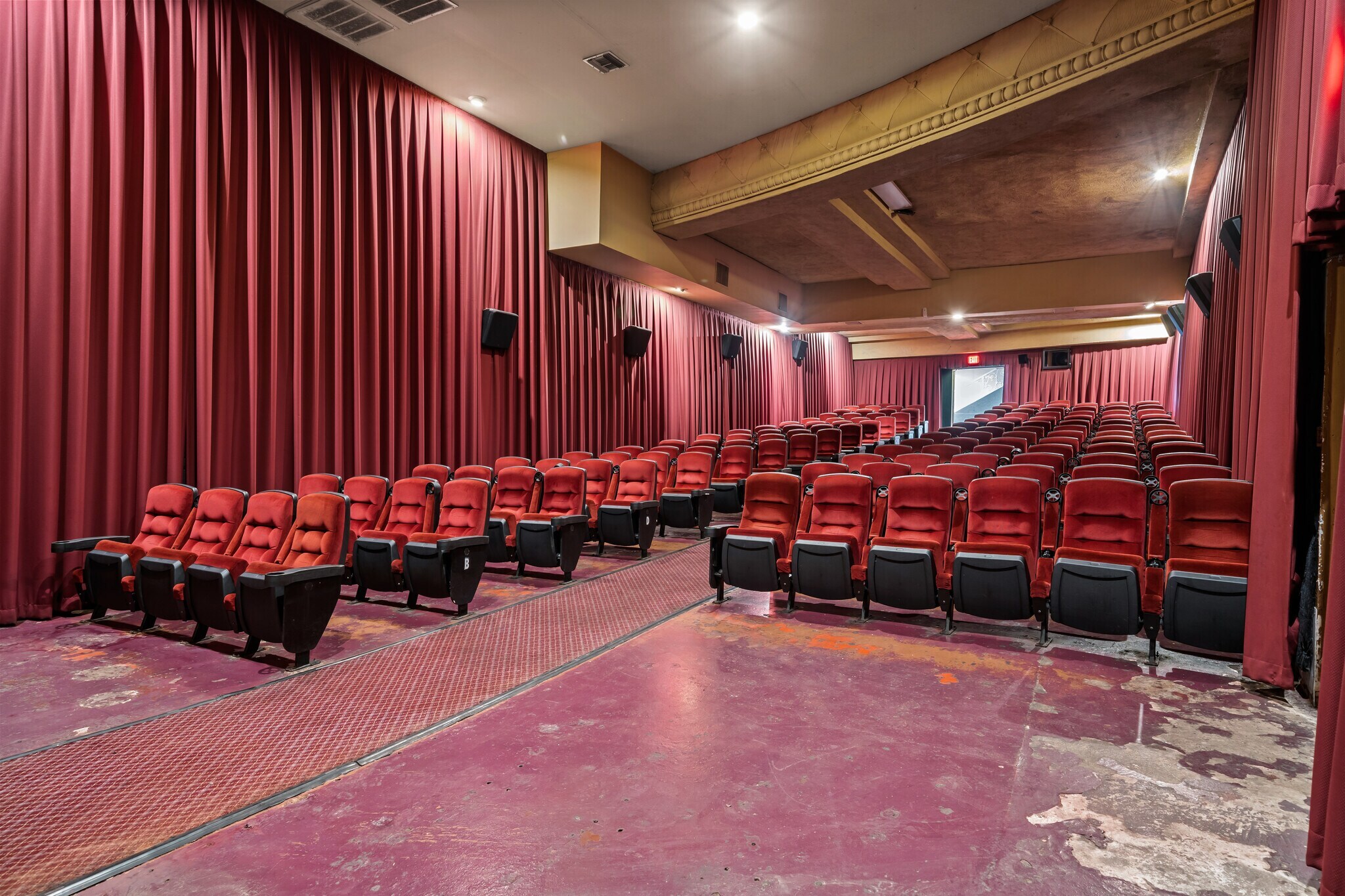 Portions of the Highland Theatre have recently doubled as filming locations for television and film productions, keeping the dormant venue active even after its closure. (CoStar)