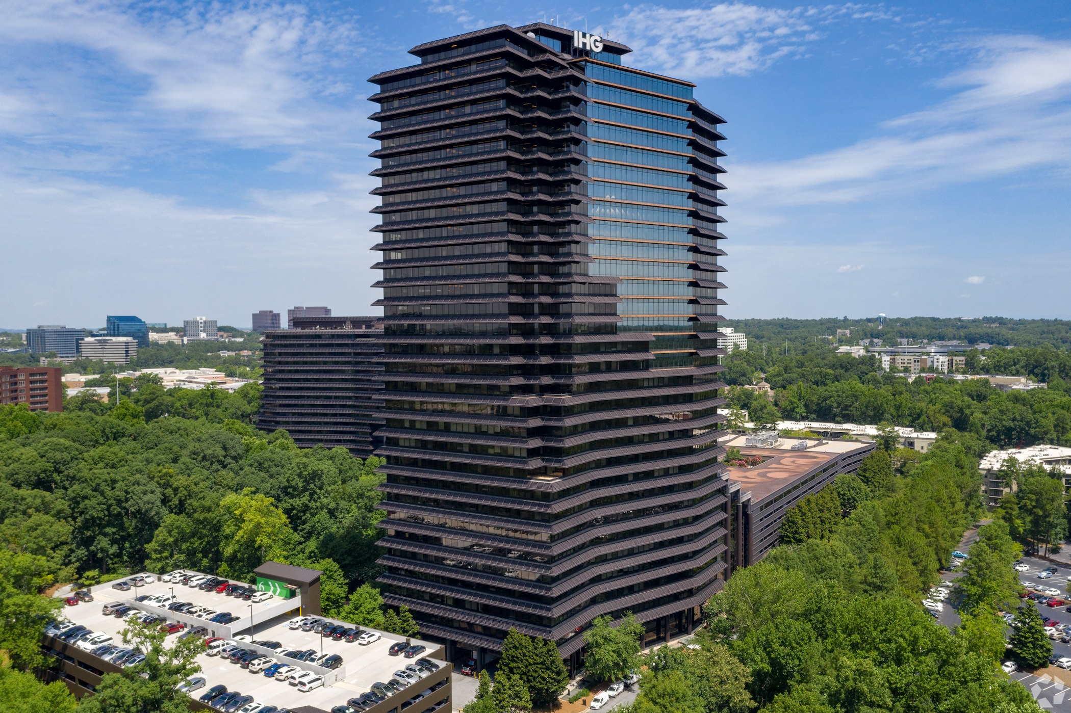 Hapag-Lloyd is moving its North American headquarters to Three Ravinia next to the loop around Atlanta. (CoStar)