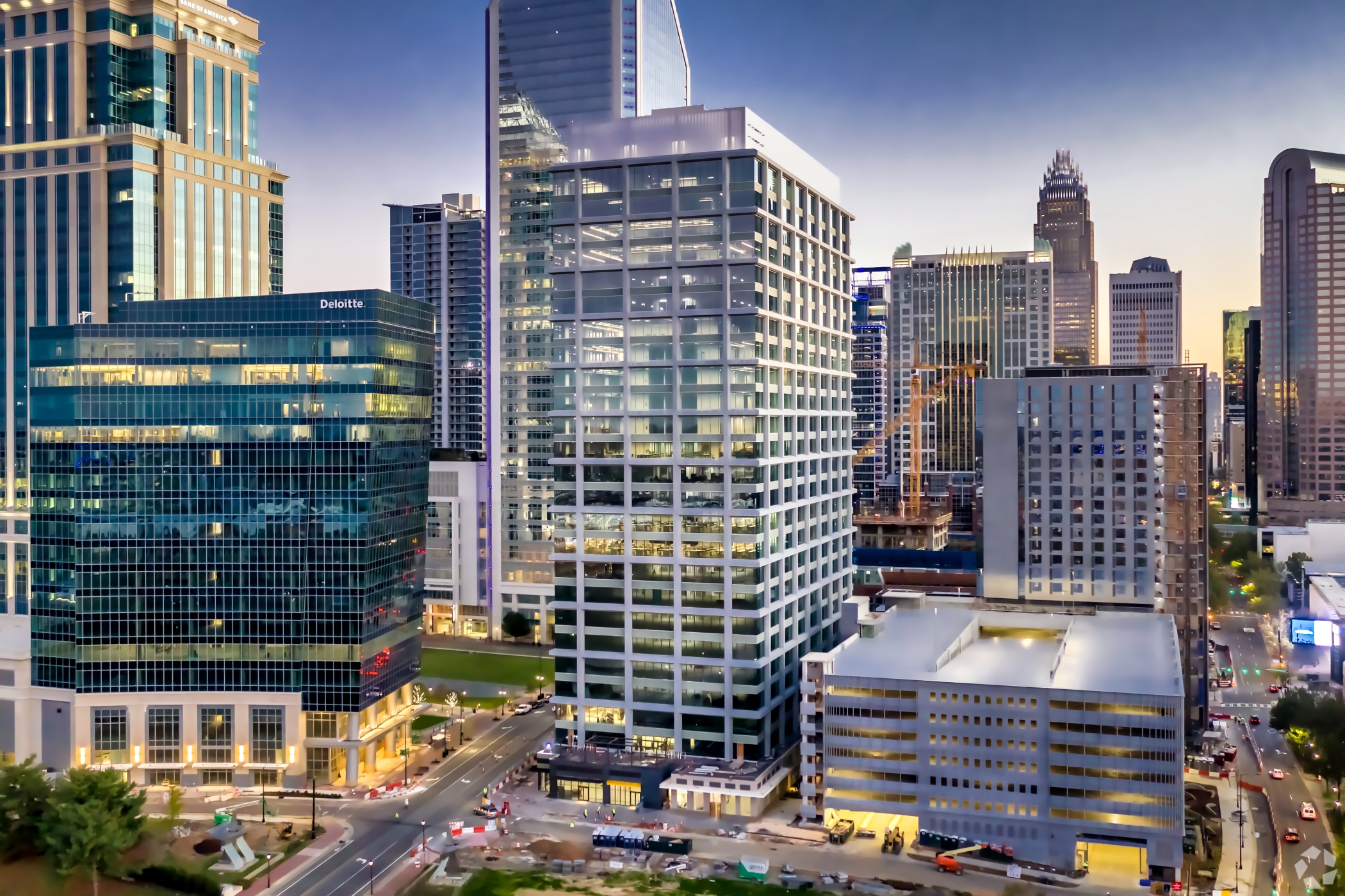 Ally Financial plans to begin moving into Ally Charlotte Center in North Carolina next month. (Ryan Gwilliam/CoStar)