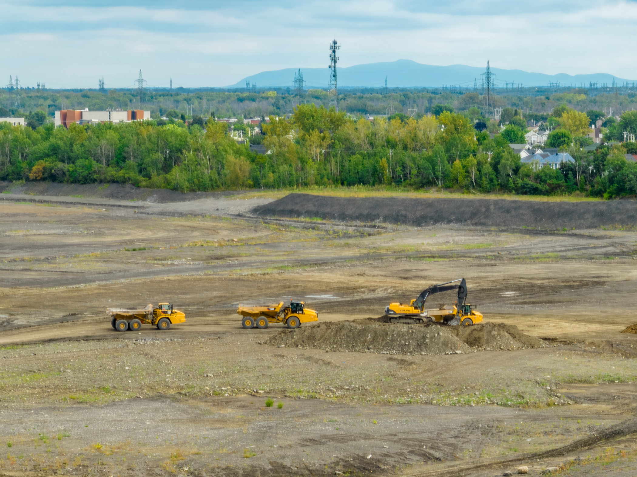 Developers are paying Luc Poirier to fill his former brick quarry with their construction debris. (Poirier)