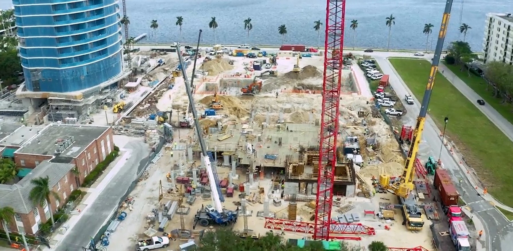 Vertical construction started at South Flagler House in 2024. (Related Ross)