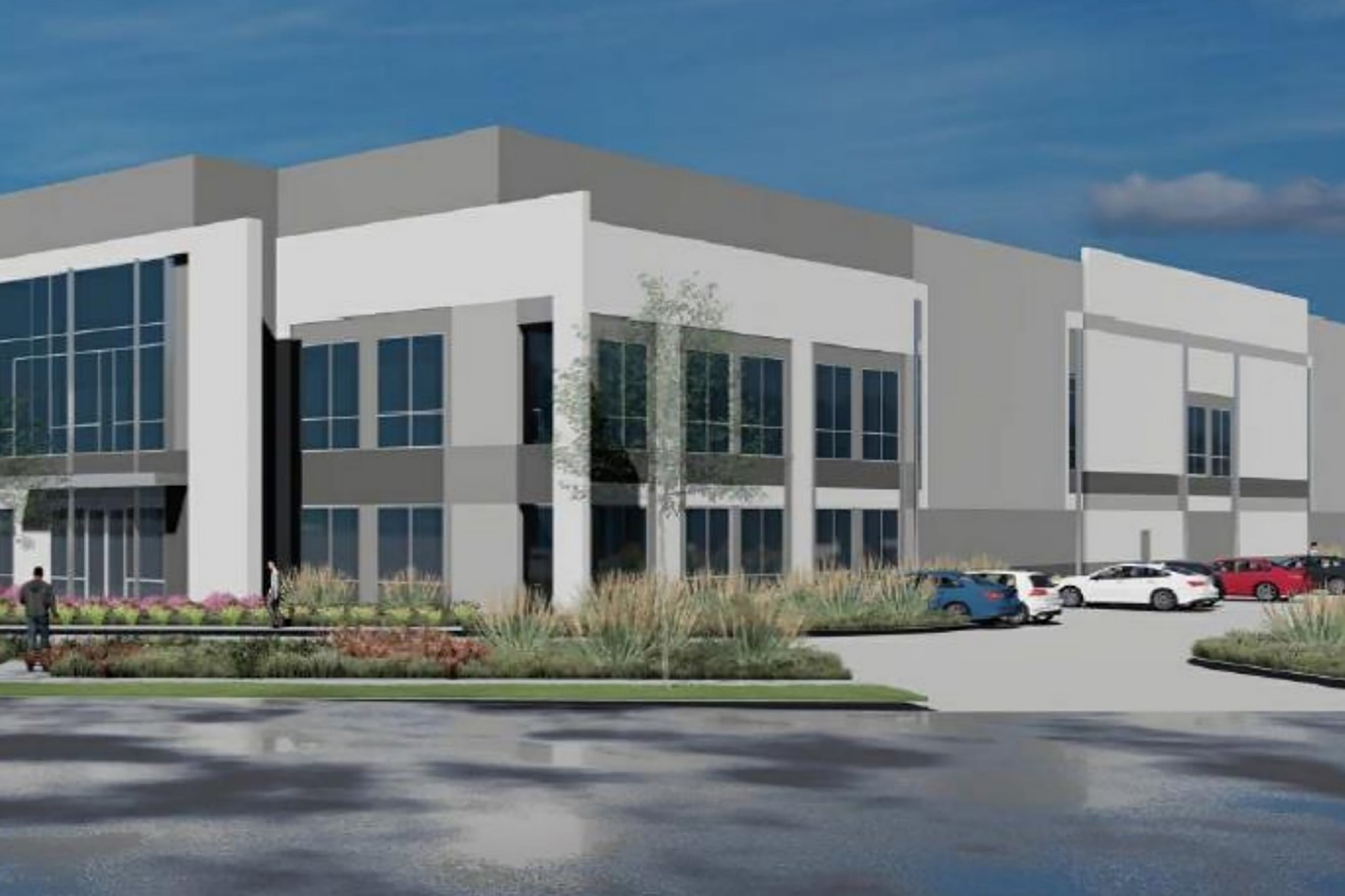 Nearly 1 million square feet of industrial space is in the works at 3855 Lakewood Blvd. in Long Beach, California, near the city's airport. The development comes at a time of severe industrial real estate shortage in greater Los Angeles. (City of Long Beach) 