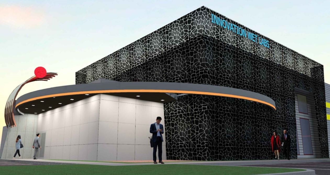 Rendering of Halladay Properties&#39; proposed wet lab in Manassas, Virginia. (Courtesy of Prince William County)