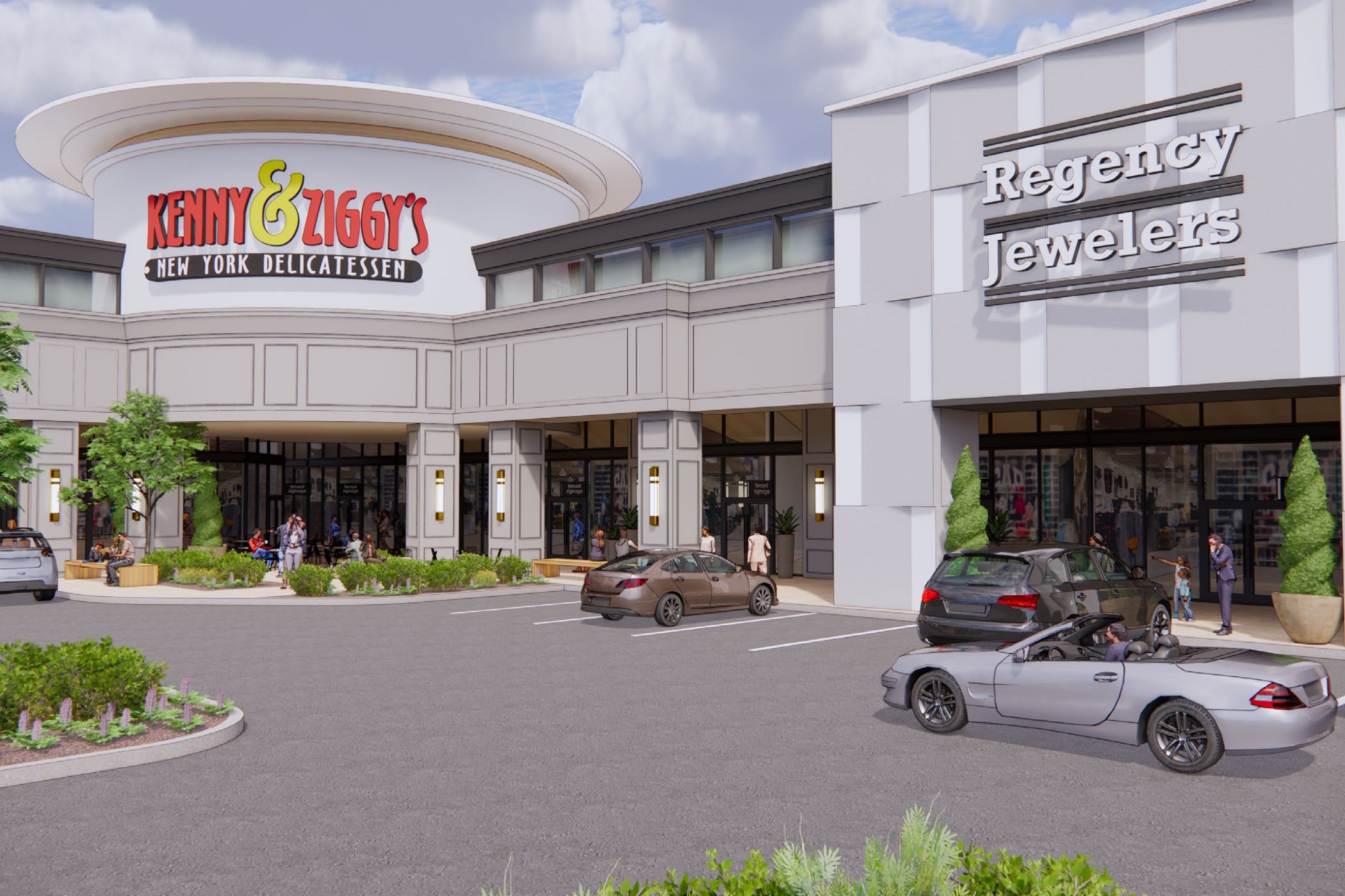 Kenny &amp; Ziggy's is going into the former Luby's restaurant space as part of the changes underway at Post Oak Plaza. (Levcor)