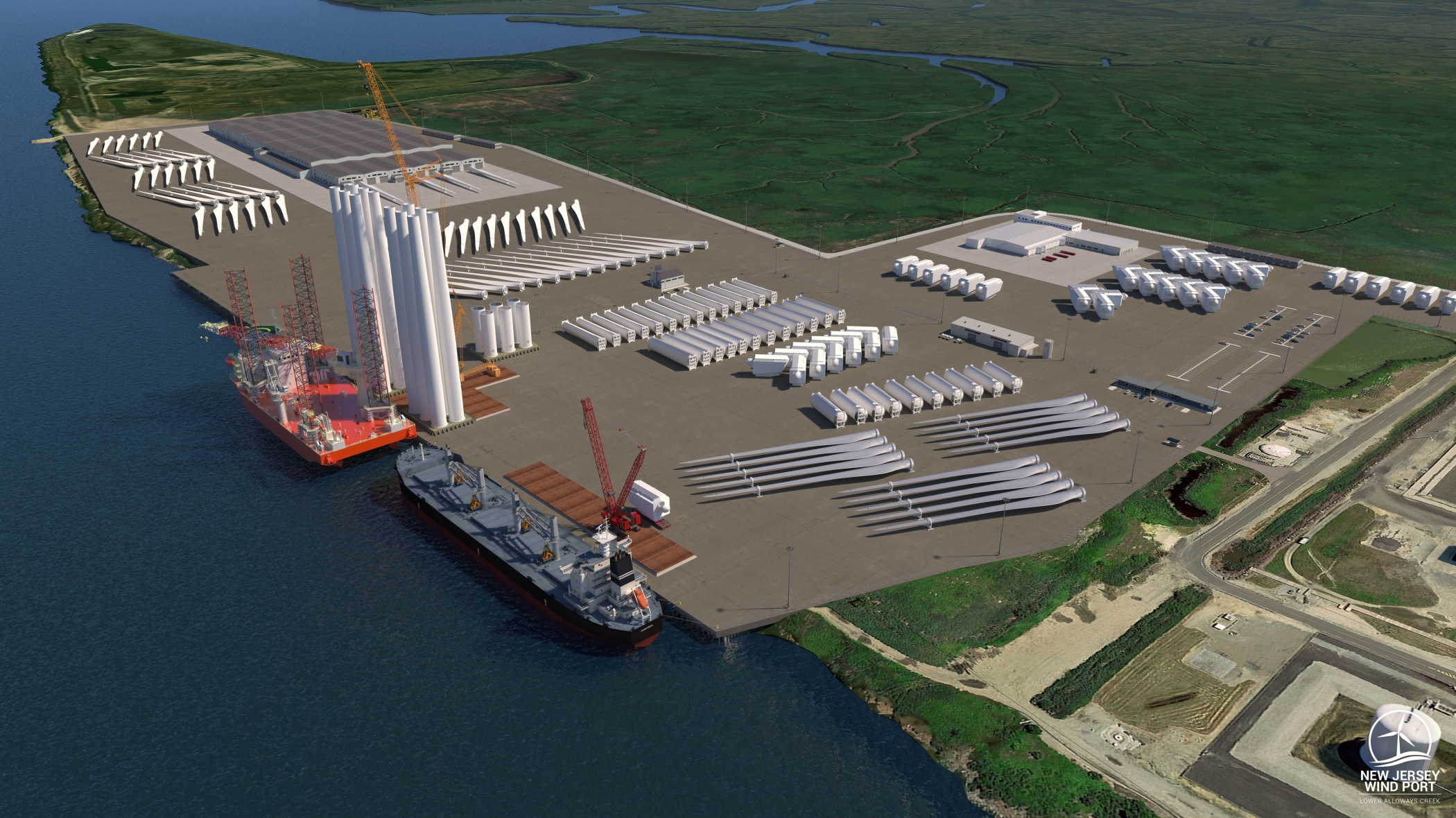 New Jersey to Develop Offshore Wind Port to Make State an East Coast Hub