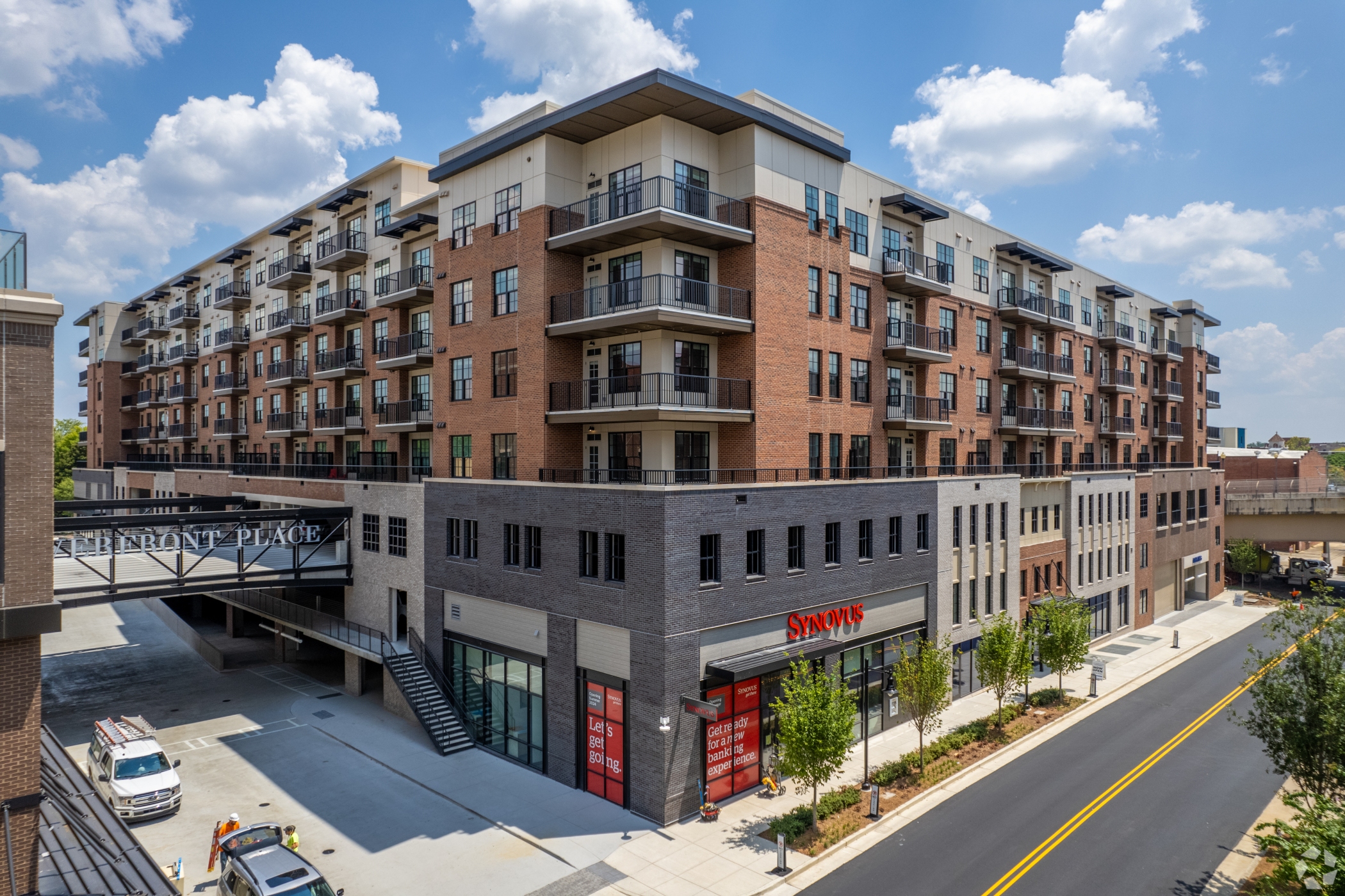 The Currents at Riverfront Place represents the final piece of a four-phase development in Uptown Columbus, Georgia. (CoStar)