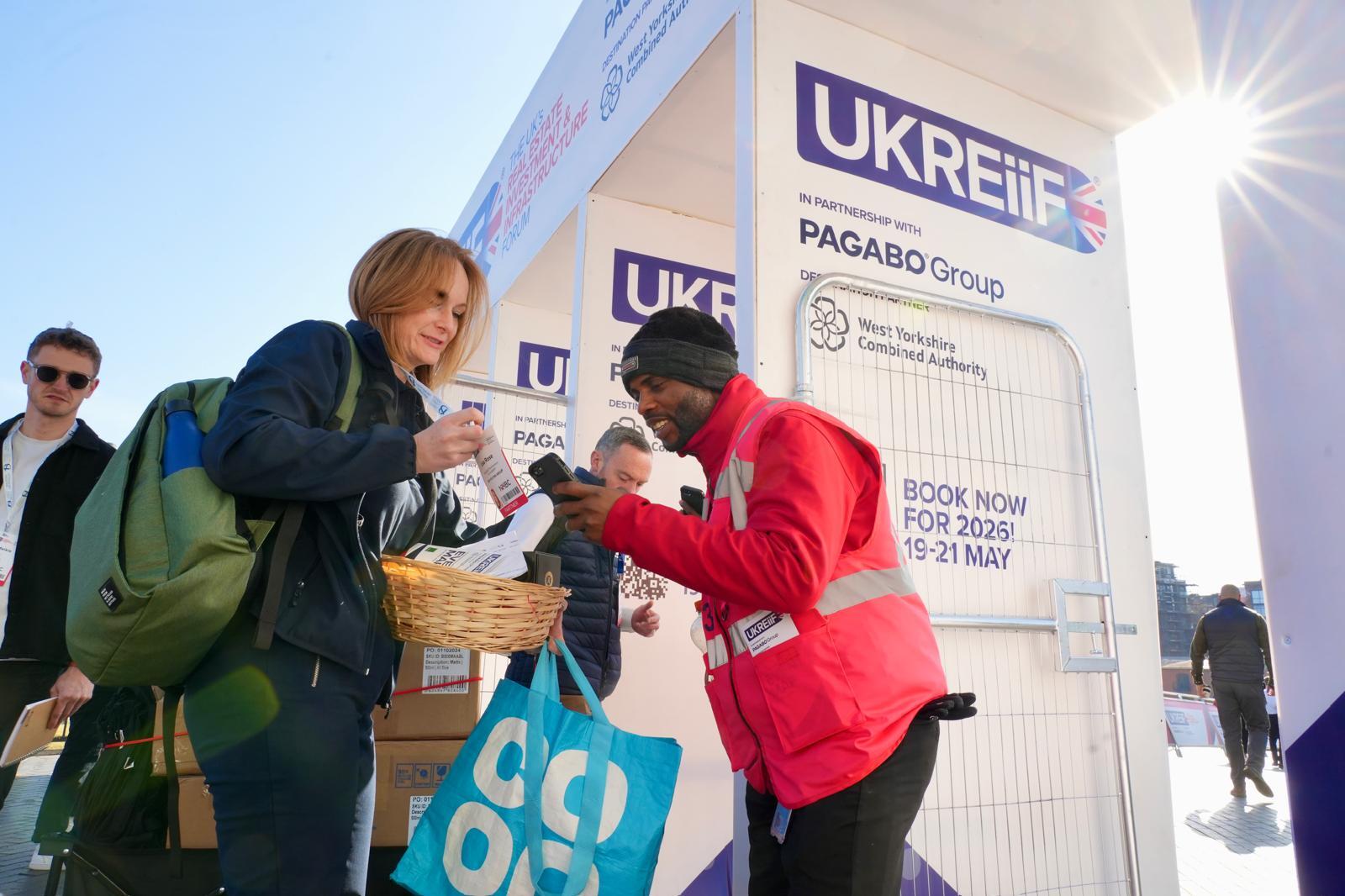 Entry to the conference. (UKREiiF)