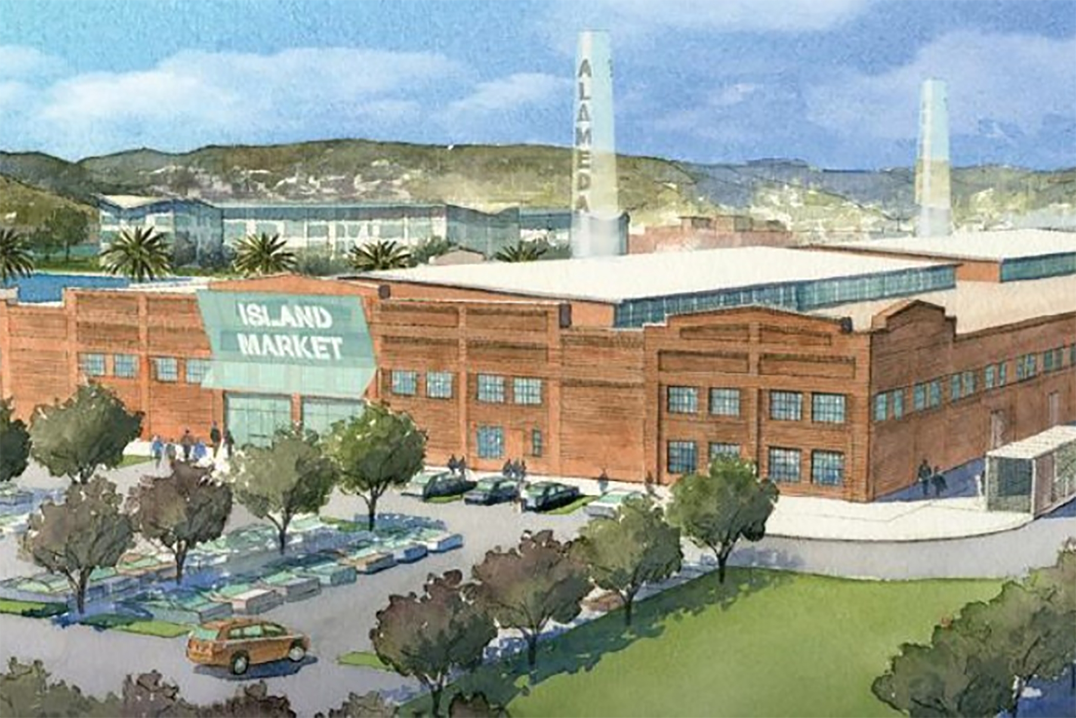 Alta Buena Vista on Alameda Island is expected to be finished in 2022. (CoStar)