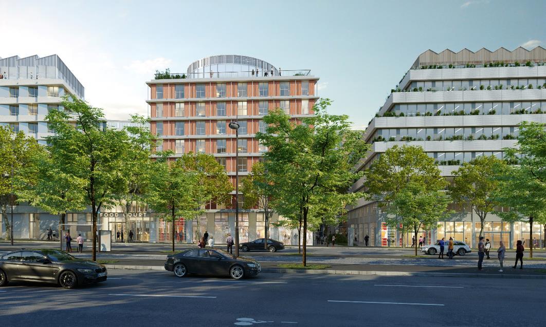 The future Eklo hotel in the 17&amp;CO project in Paris (Hardel Le Bihan Architectes)