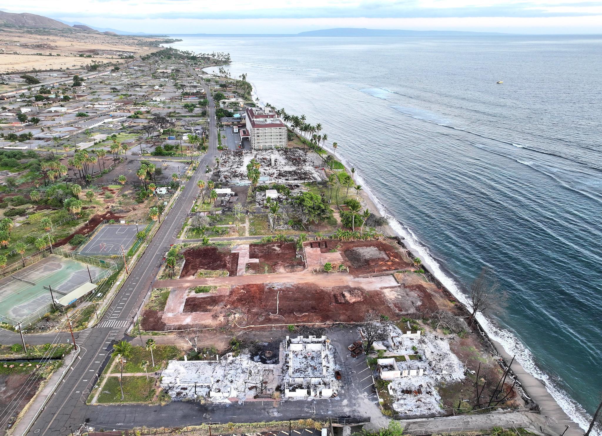 The Maui wildfires of 2023 devastated the community of Lahaina and local groups are worried that recovery funds may soon run out. (Getty Images)