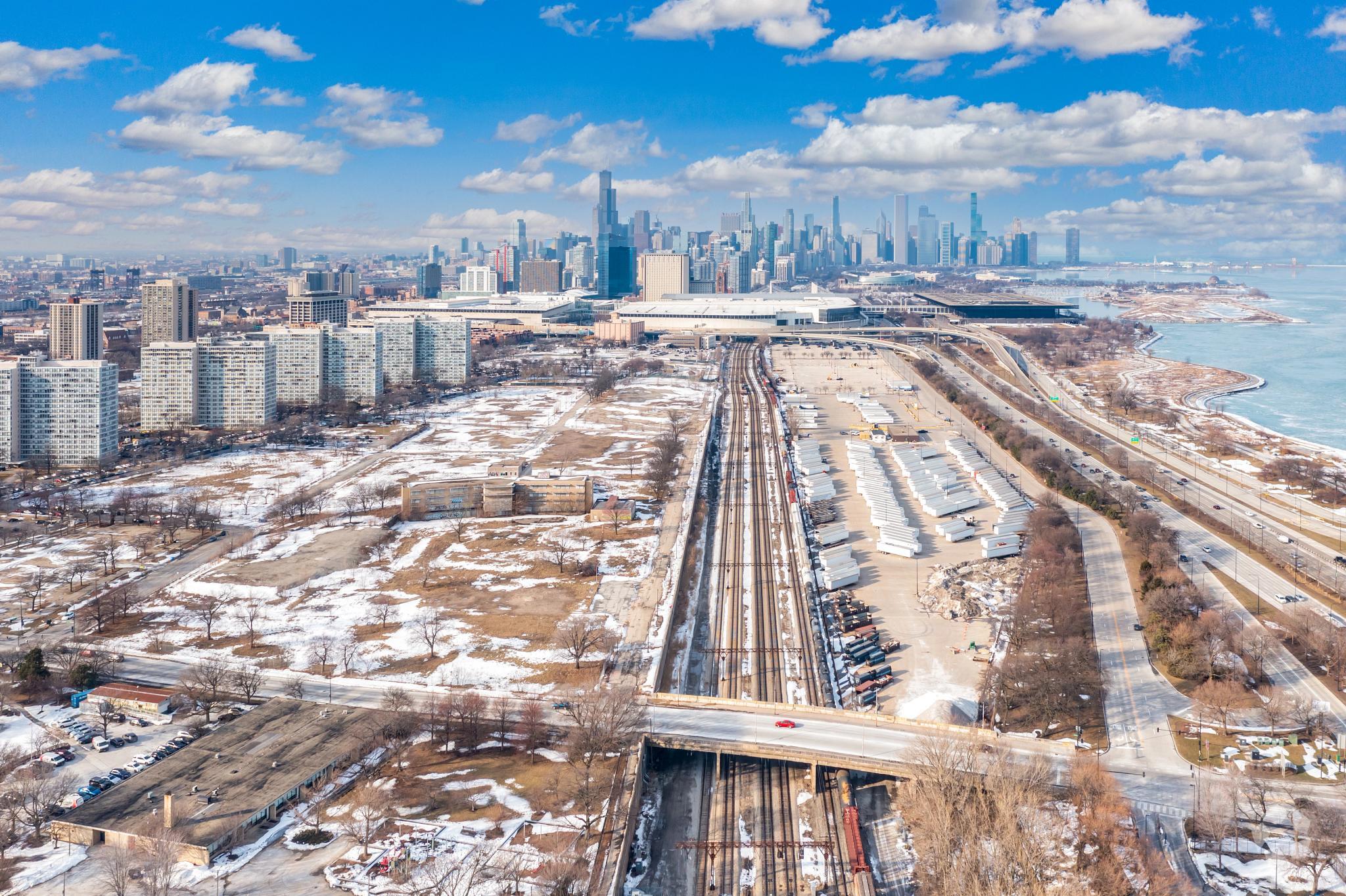Chicago’s $7 Billion Bronzeville Lakefront Megadevelopment on the south side located at the previous site of Michael Reese Hospital. (Robert Gigliotti)