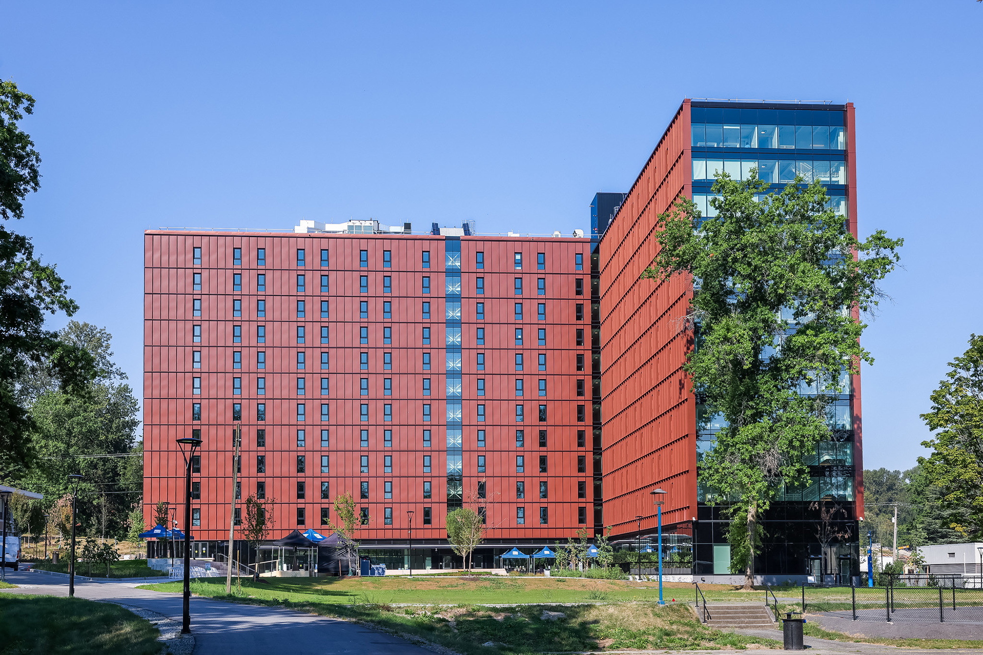Photograph of BCIT Mass Timber Student Housing