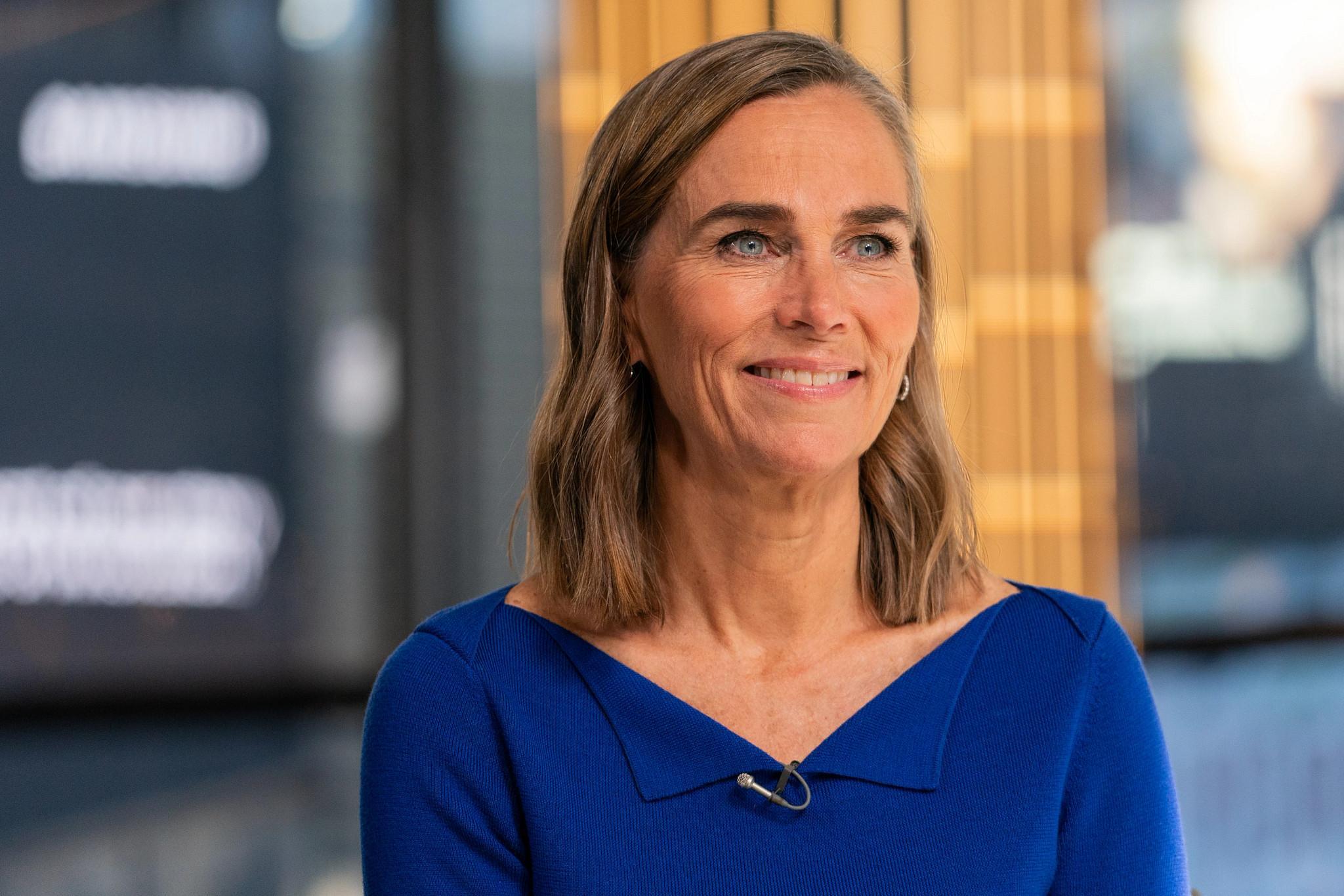 Leeny Oberg, executive vice president and chief financial officer of Marriott International Inc., will retire effective March 31, 2026. The company has named two longtime executives to replace her. (Bloomberg via Getty Images)
