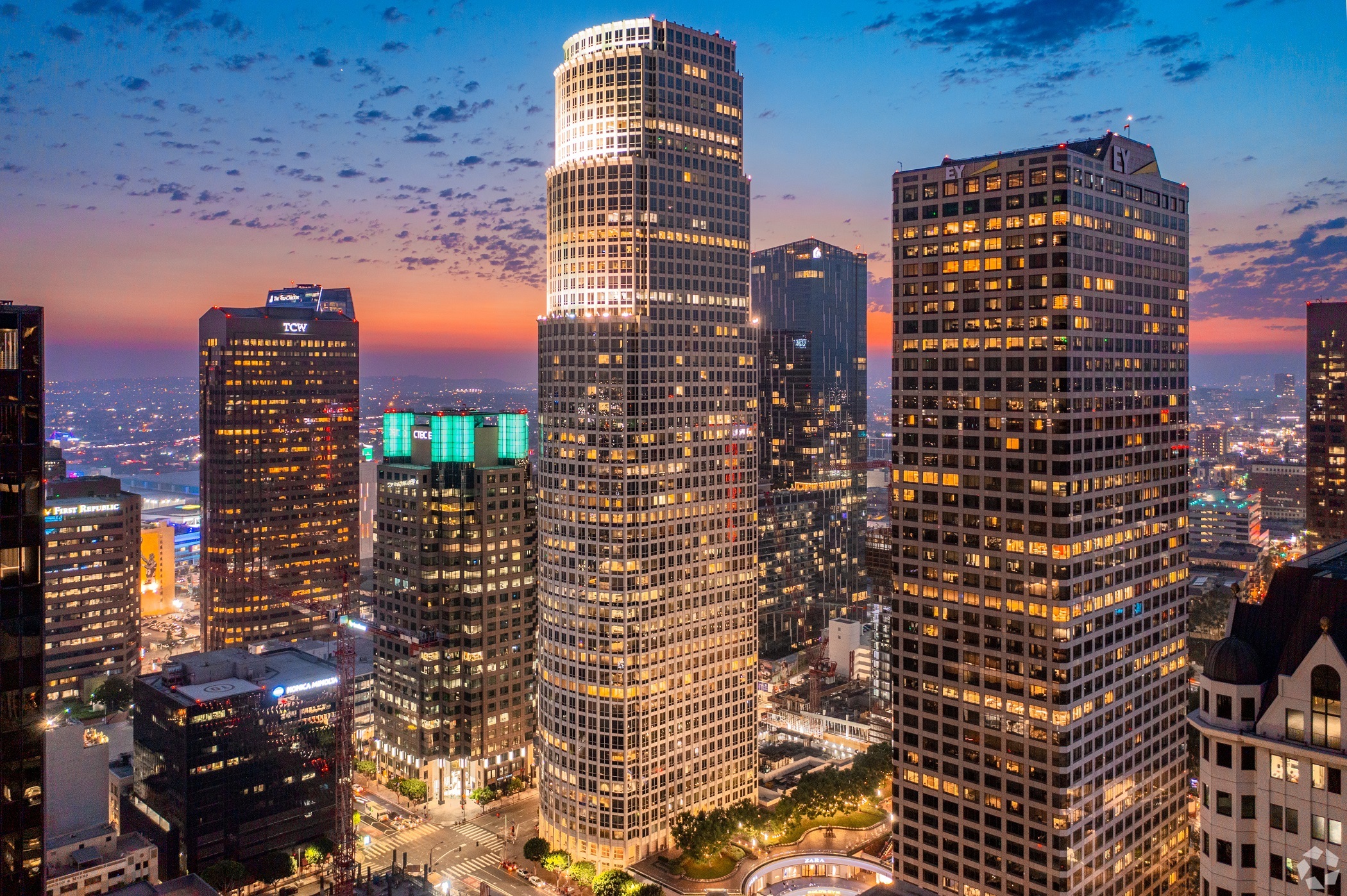 Lease at Brookfield Office Building Is Among Largest of Year in Downtown LA
