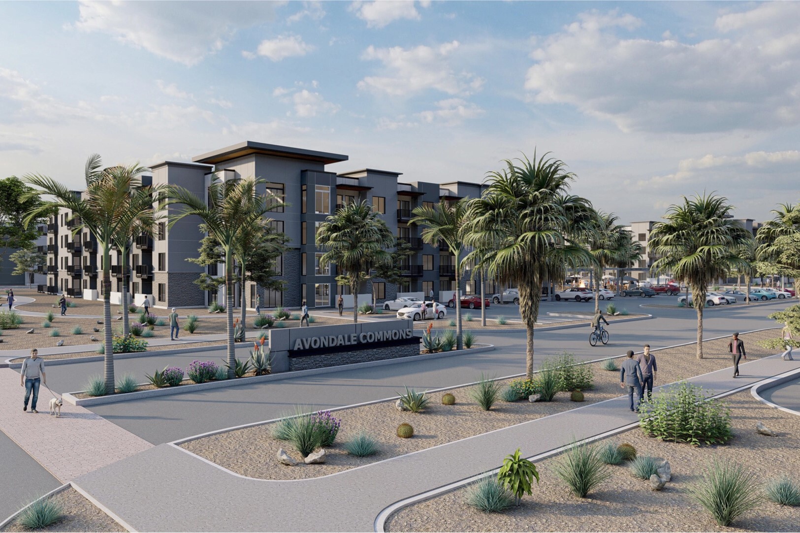 Overland Group has started construction of the 22.6-acre Avondale Commons mixed-use project. (Colliers)