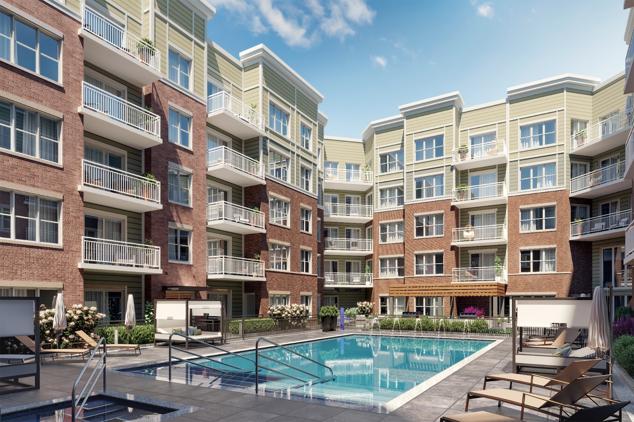 Buckingham Place, a 267-unit apartment building in Des Plaines, Illinois, sold for $85.6 million. (CoStar)