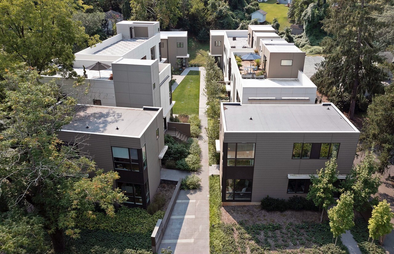 'Middle housing' example Eleven:30 condominiums in Charlottesville, Virginia. (Courtesy of Richard Price)
