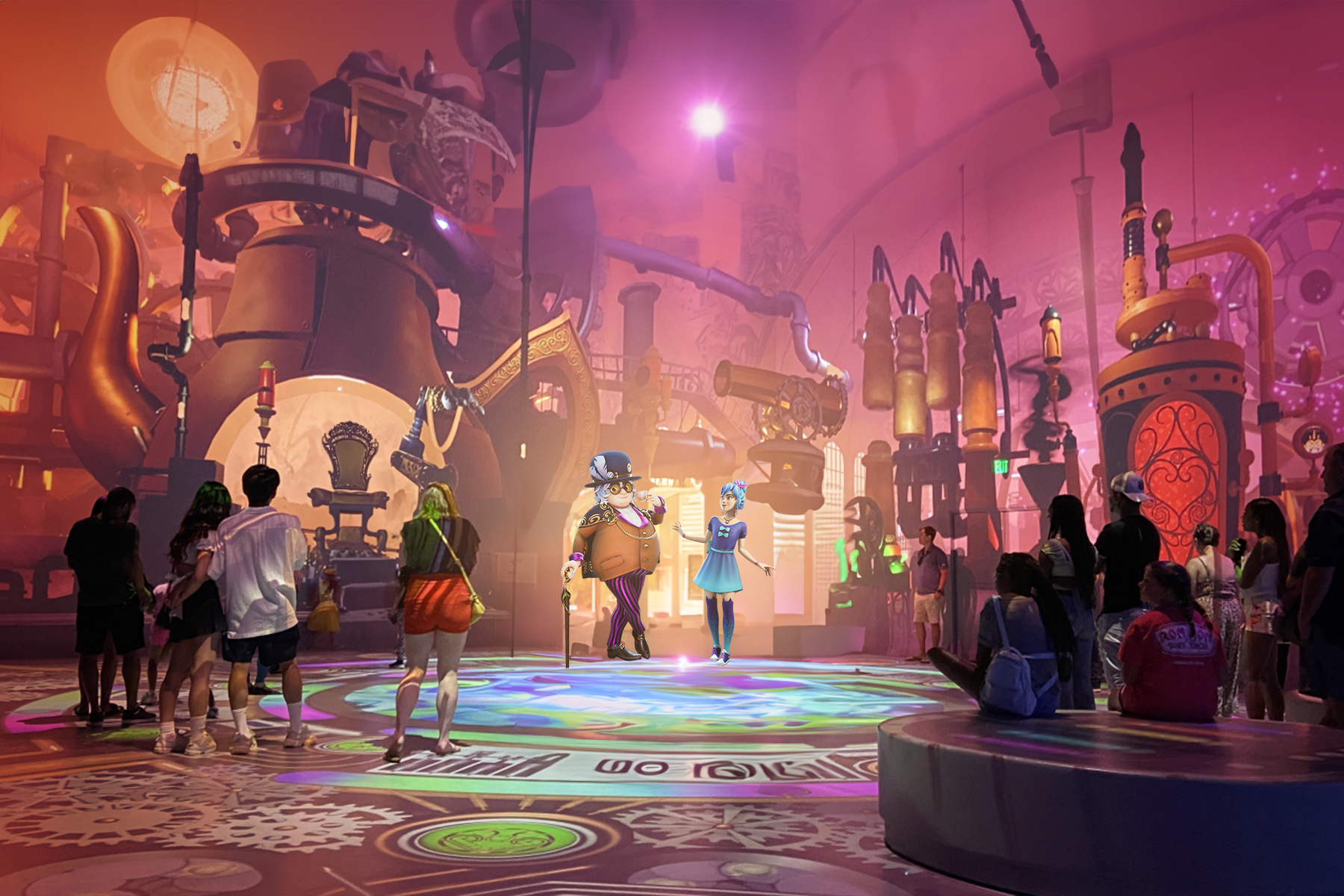 Illuminarium venues use interactive, projection-mapped environments to create fully immersive cinematic experiences. (Illuminarium)