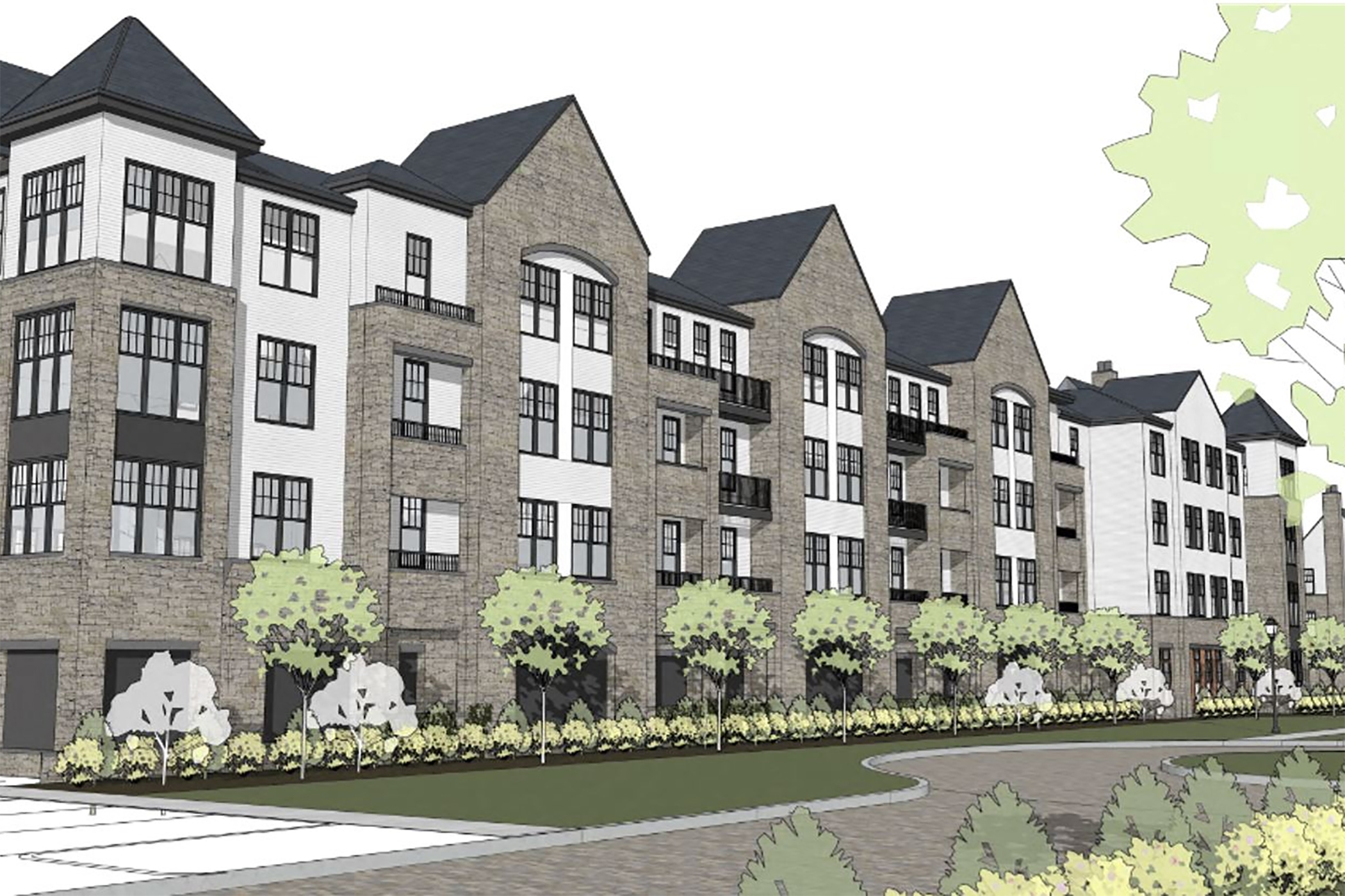 Senior Housing Proposed To Replace Industrial Buildings in Closter, New