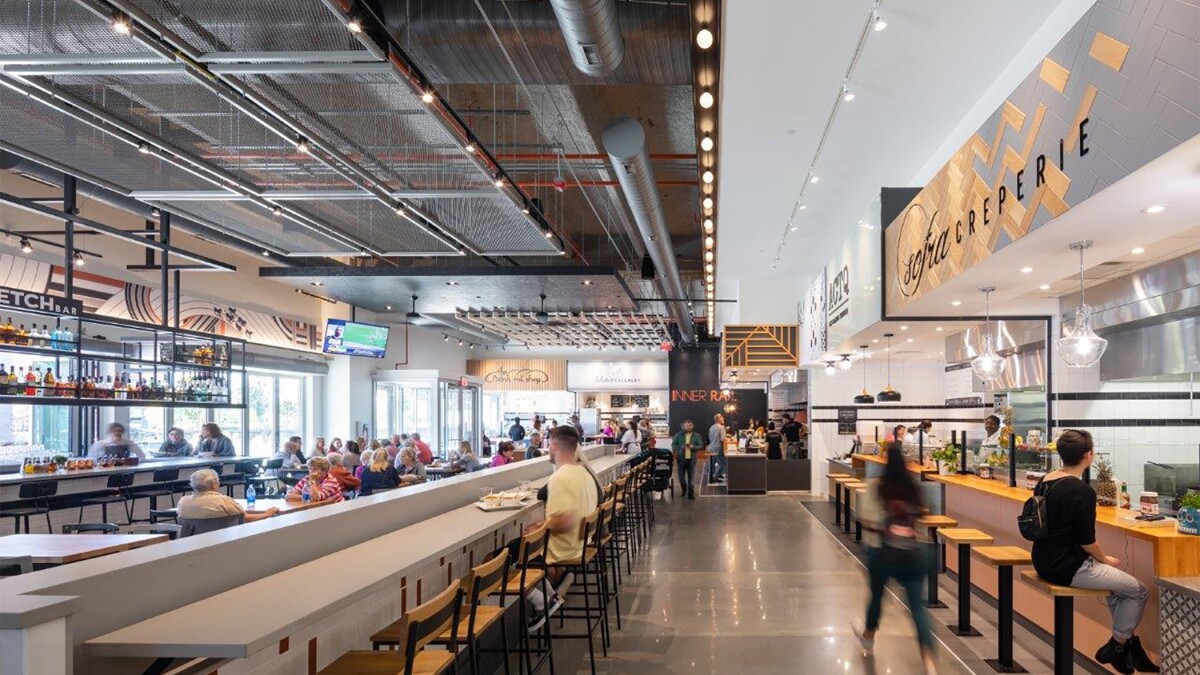 Food Halls Fire Up In the Suburbs Following Office Worker Shift