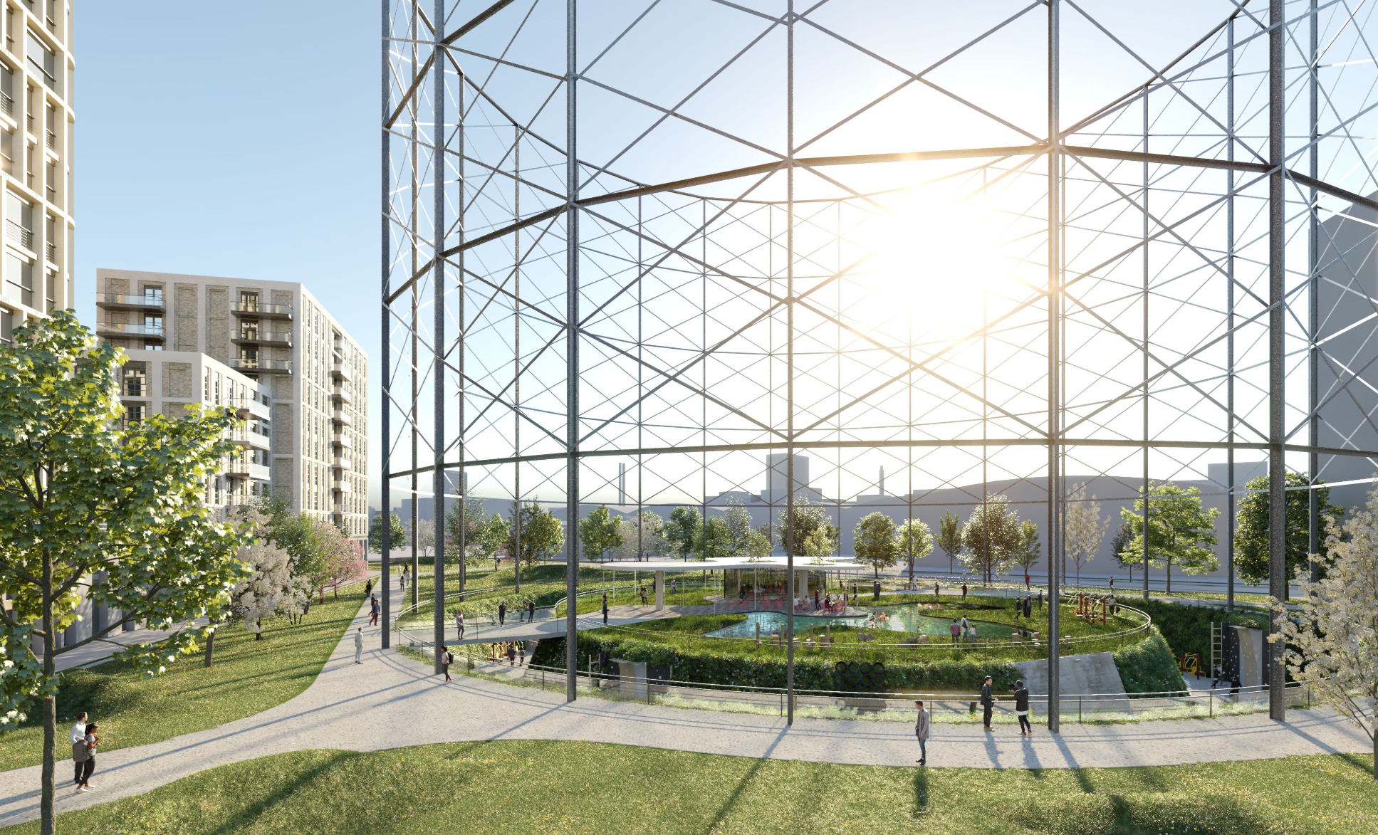 Planned regeneration of SGN Gasholders site 