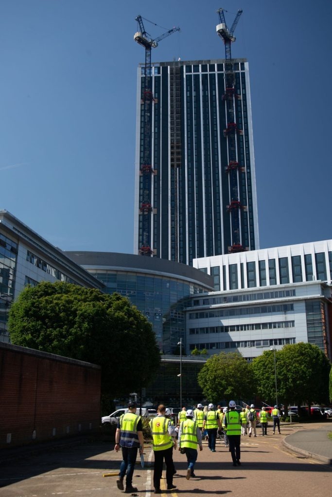 One Eastside, a built-to-rent (BTR) development, which is set to become one of Birmingham's tallest buildings (CoStar)
