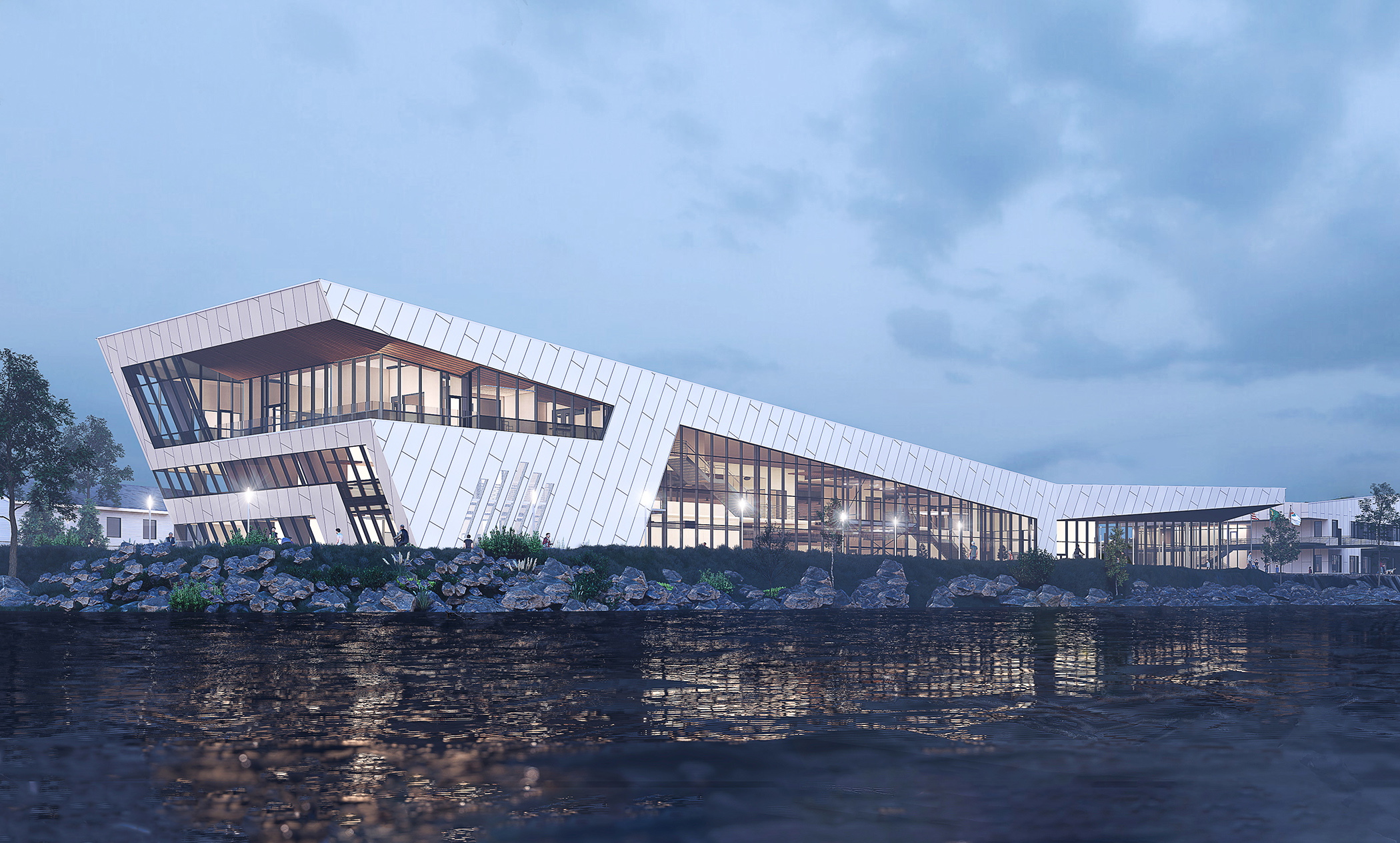 News Port, school district start 20acre office, education campus in